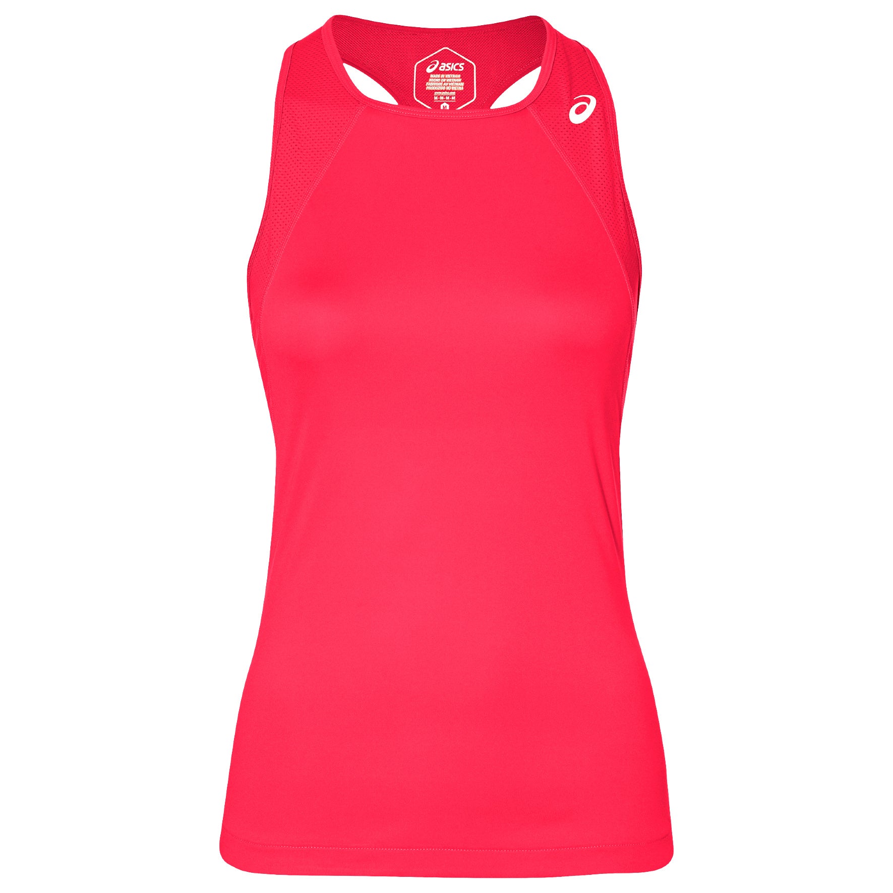 ASICS Club Tank top Kobiety - koral, biały