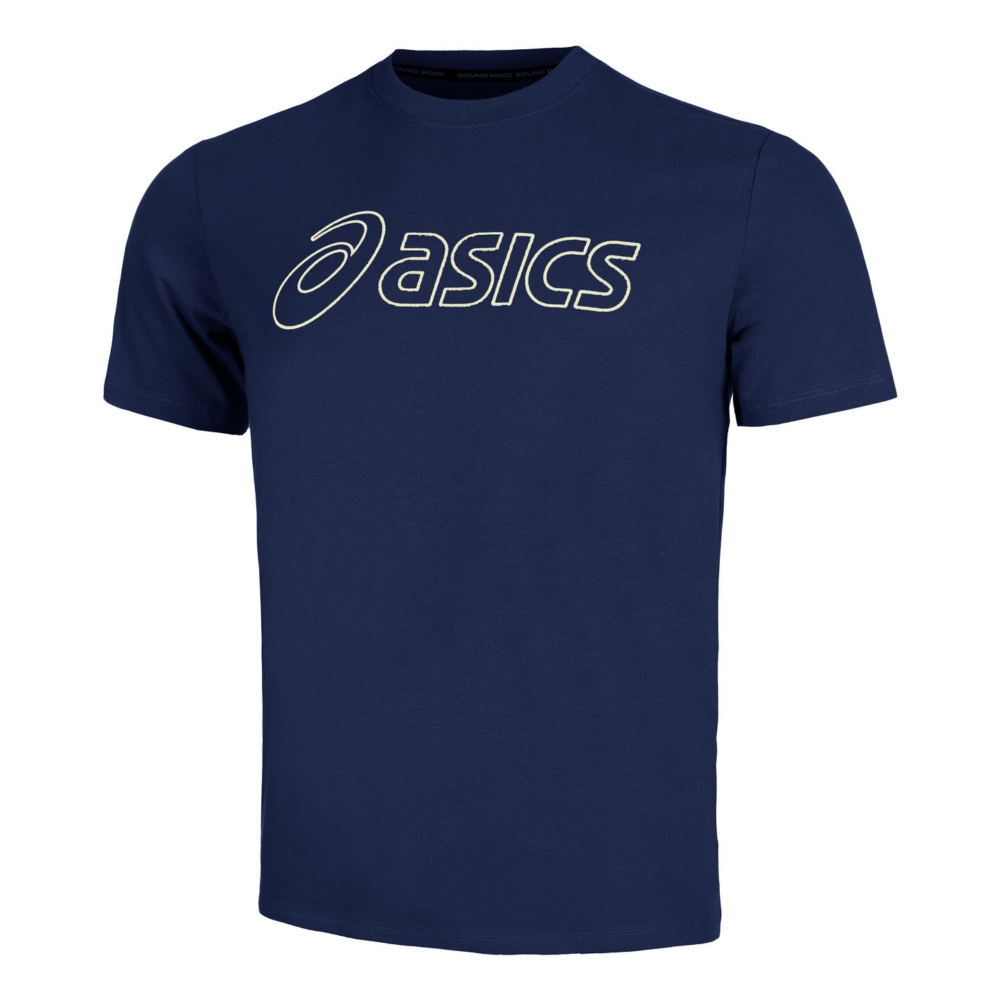 ASICS Logo Koszulka Mężczyźni - ciemnoniebieski,