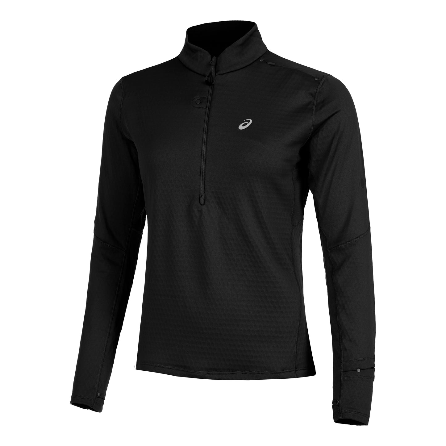 ASICS Road Winter 1/2 Zip Mid Layer Koszulka do biegania Kobiety - czarny,