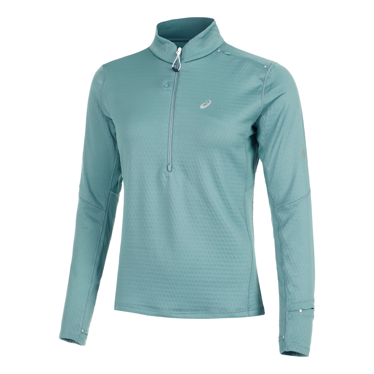 ASICS Road Winter 1/2 Zip Mid Layer Koszulka do biegania Kobiety - szałwia,