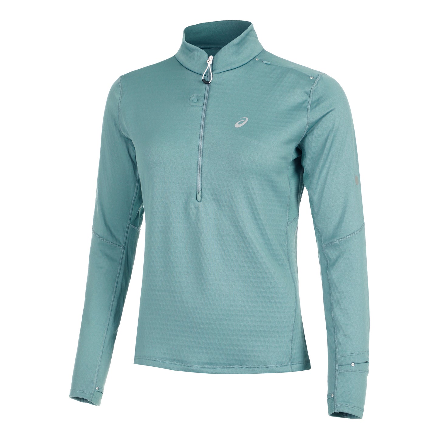 ASICS Road Winter 1/2 Zip Mid Layer Koszulka do biegania Kobiety - szałwia,