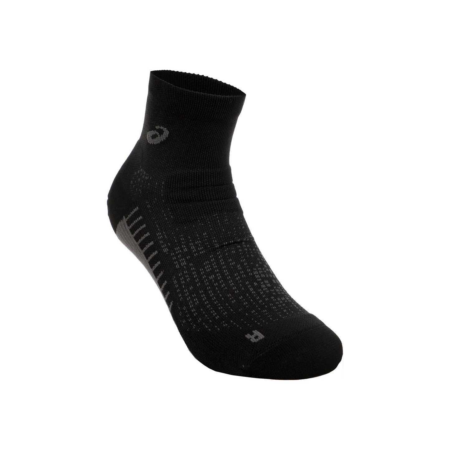 ASICS Performance Run Quarter Skarpety do biegania Unisex - czarny,
