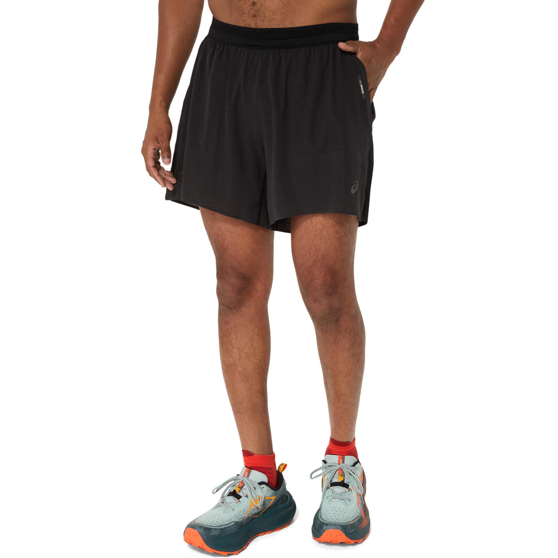 ASICS Fujitrail Elite Spodenki do biegania Mężczyźni - czarny,