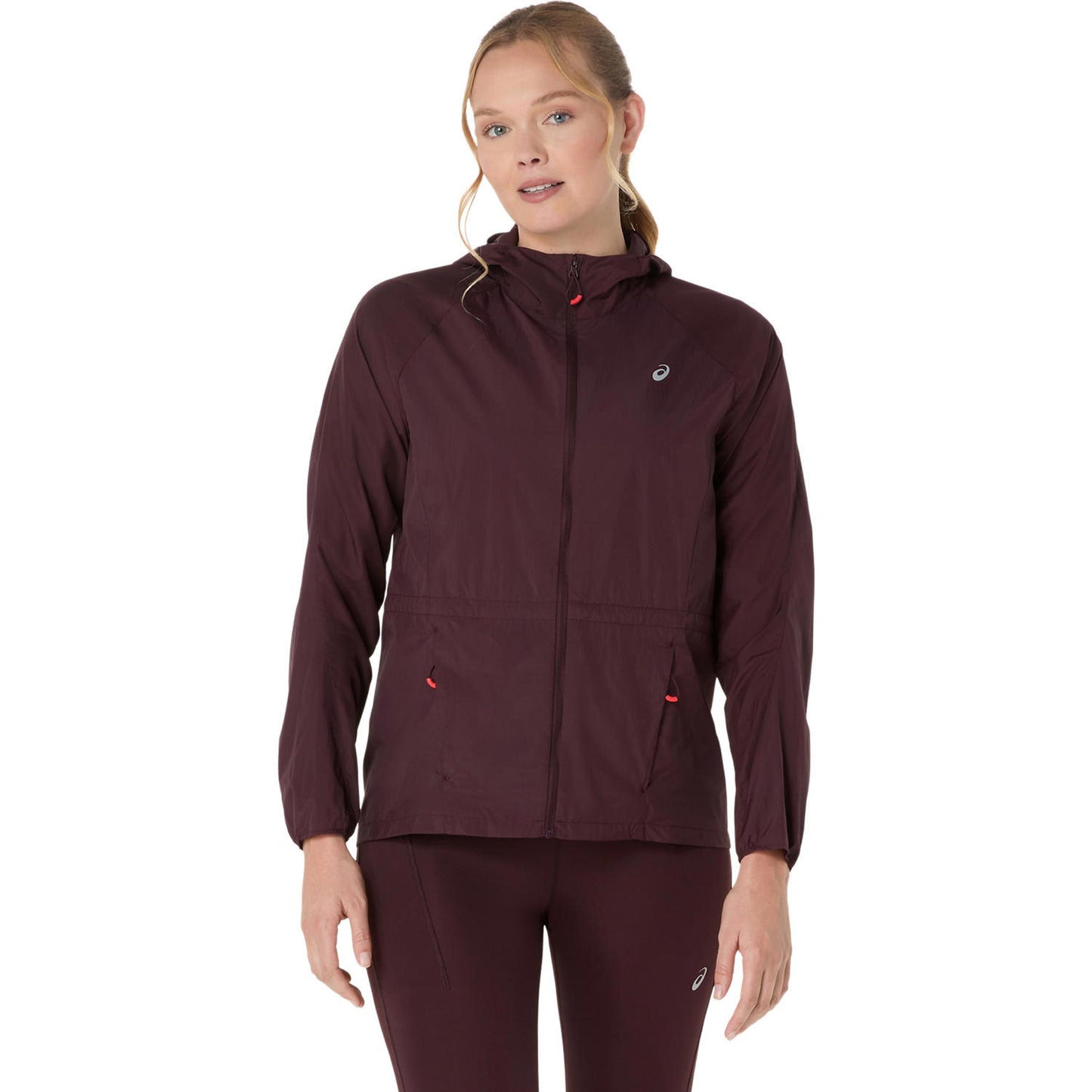 ASICS Road Packable  Kurtka do biegania Kobiety - ciemnoczerwony