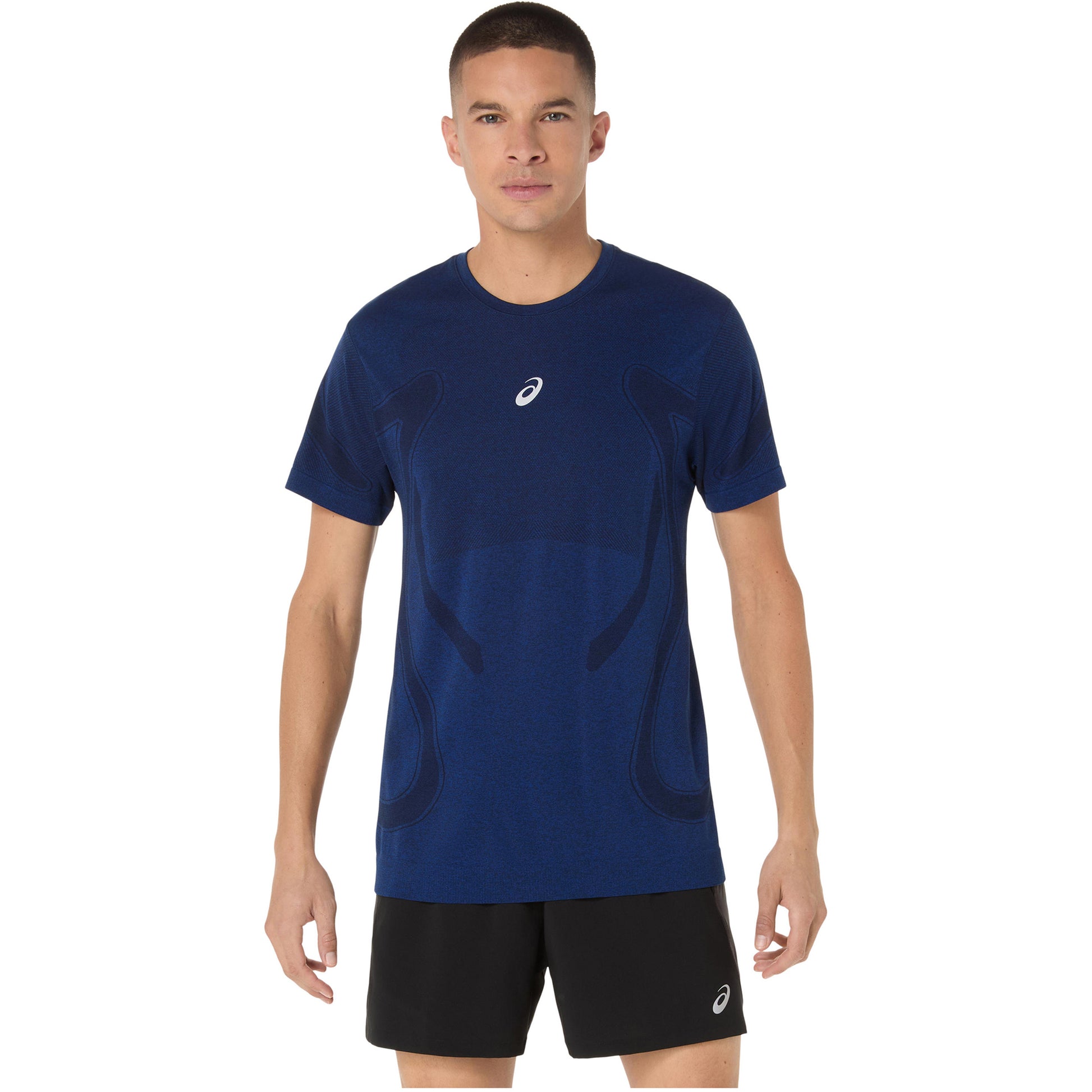 ASICS Road Seamless  Koszulka do biegania Mężczyźni - niebieski