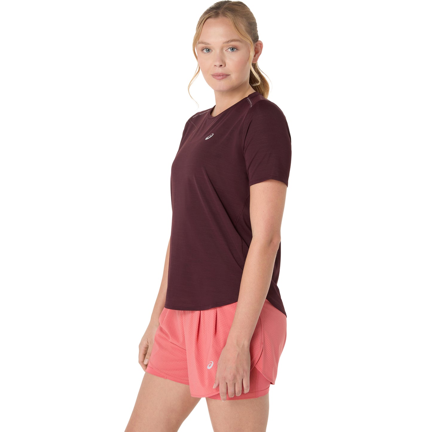ASICS Road Koszulka do biegania Kobiety - ciemnoczerwony,