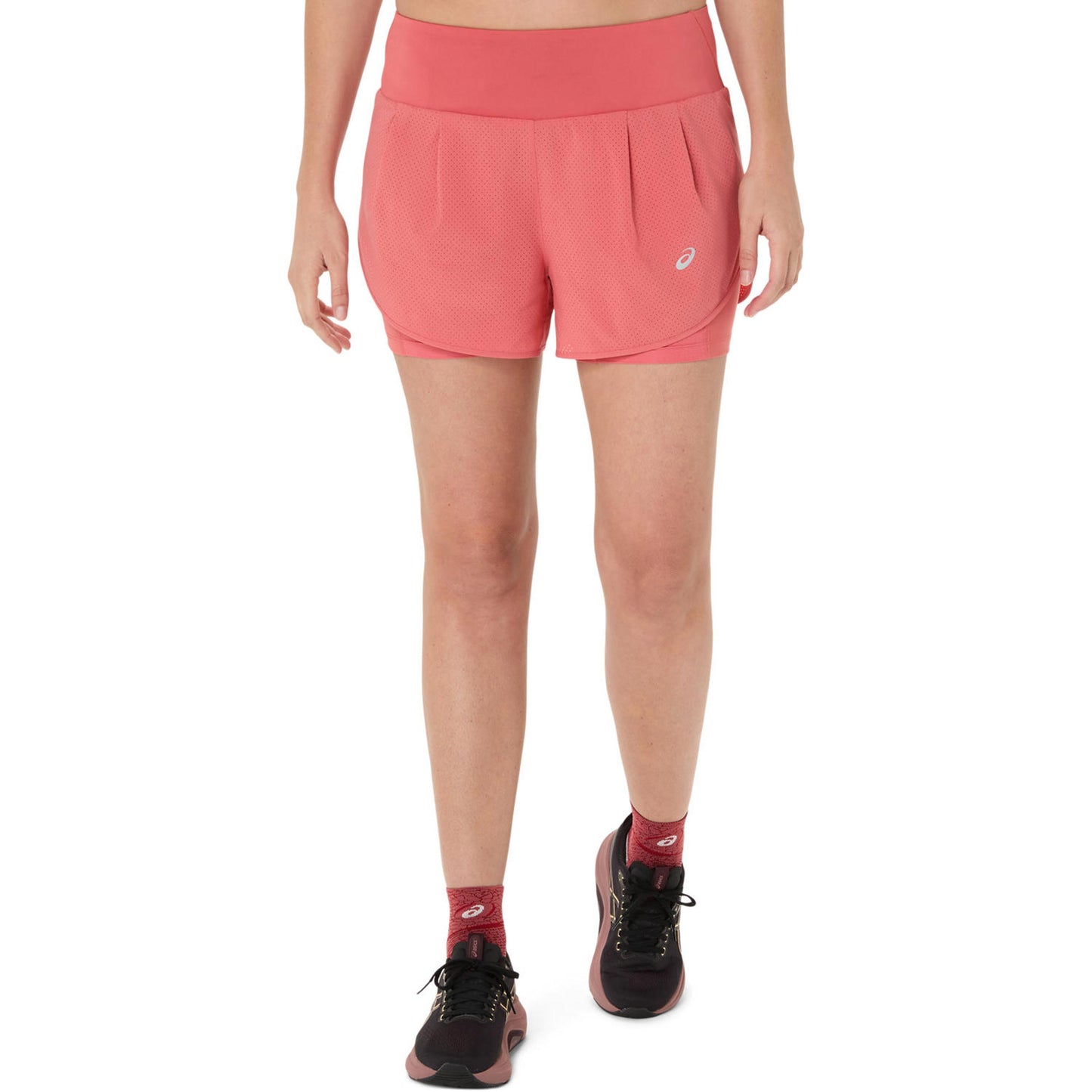 ASICS Road 2in1 3.5in Spodenki do biegania Kobiety - różowy, różowy