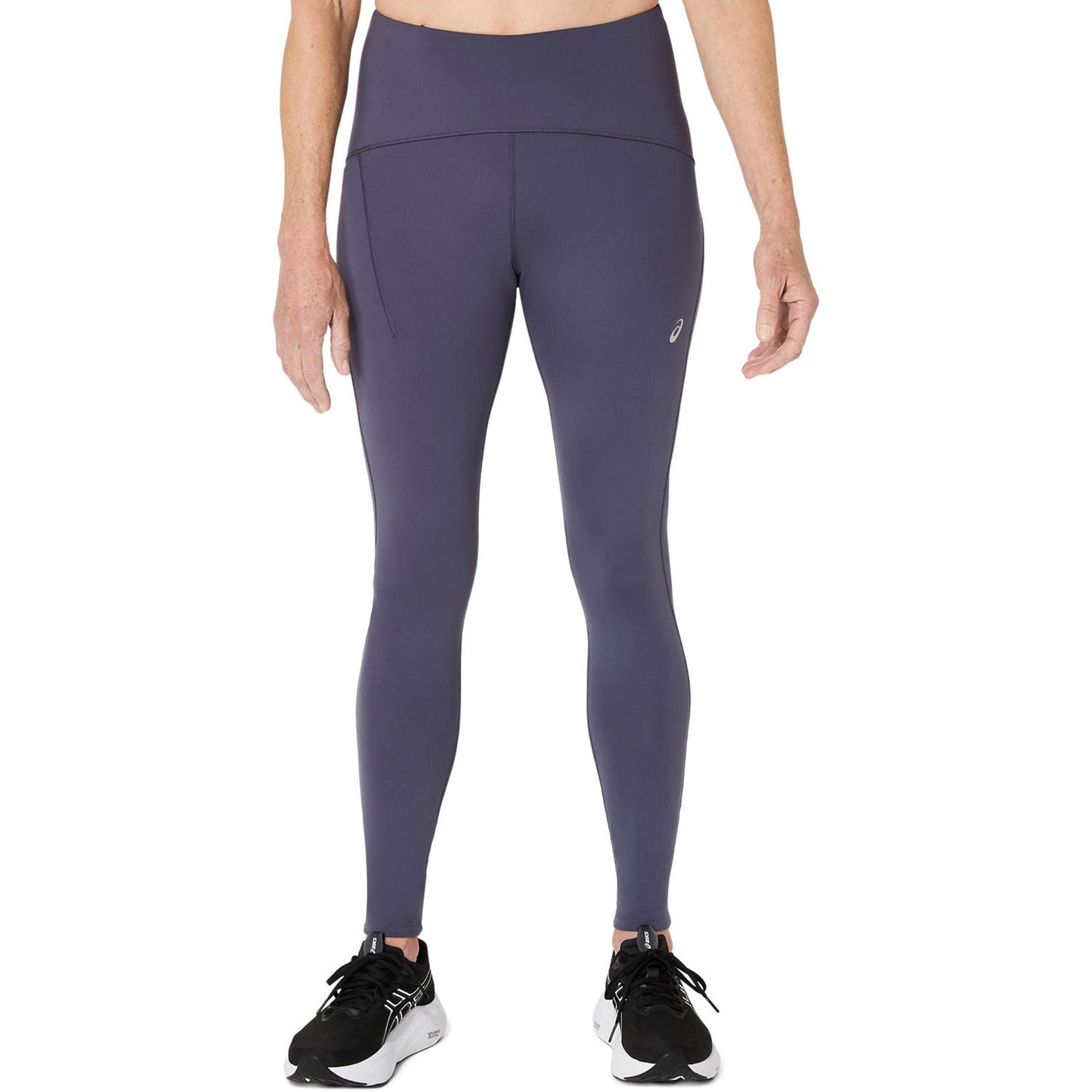 ASICS Road Winter High Waist  Getry do biegania Kobiety - niebiesko-szary