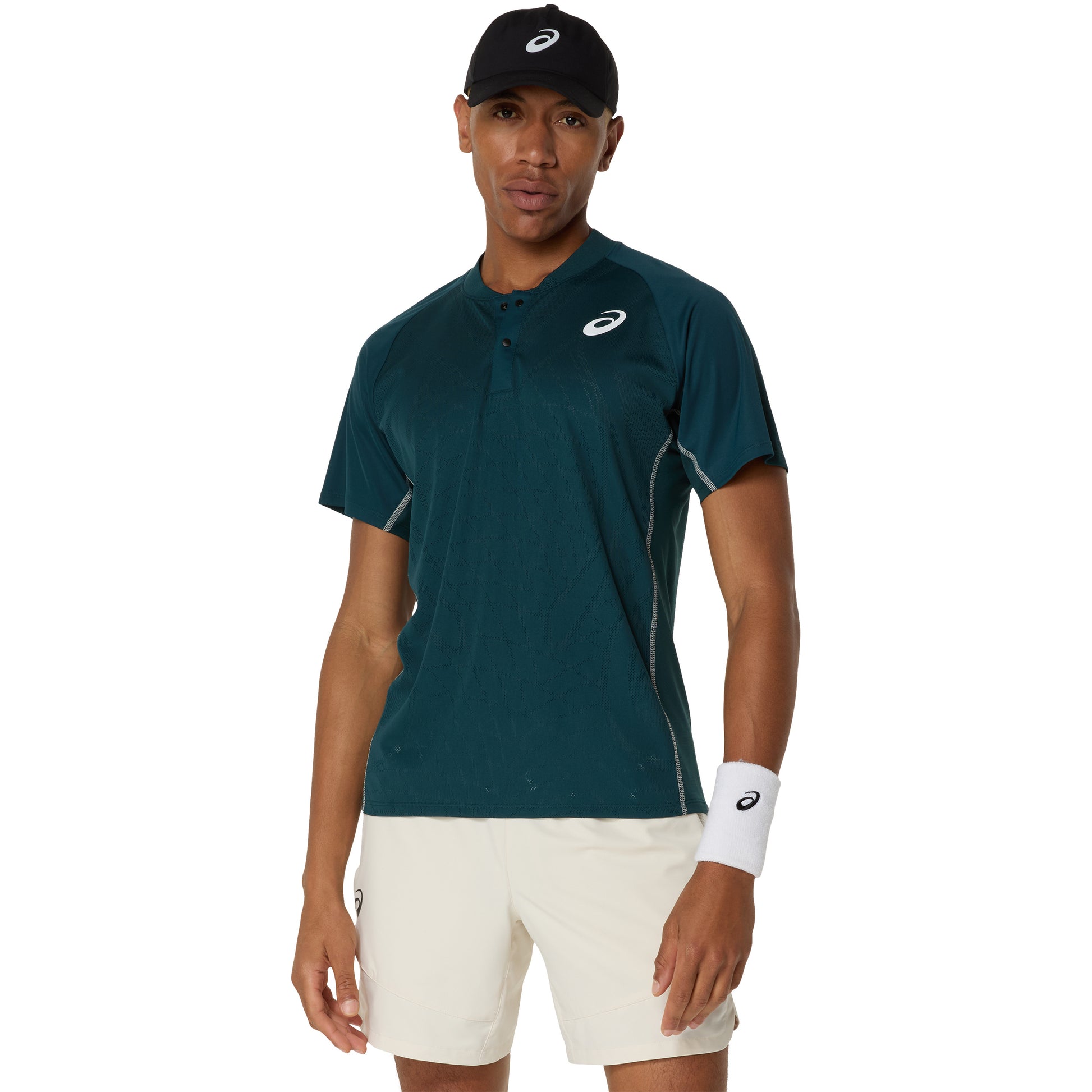 ASICS Match Actibreeze Polo Mężczyźni-Ciemnozielony