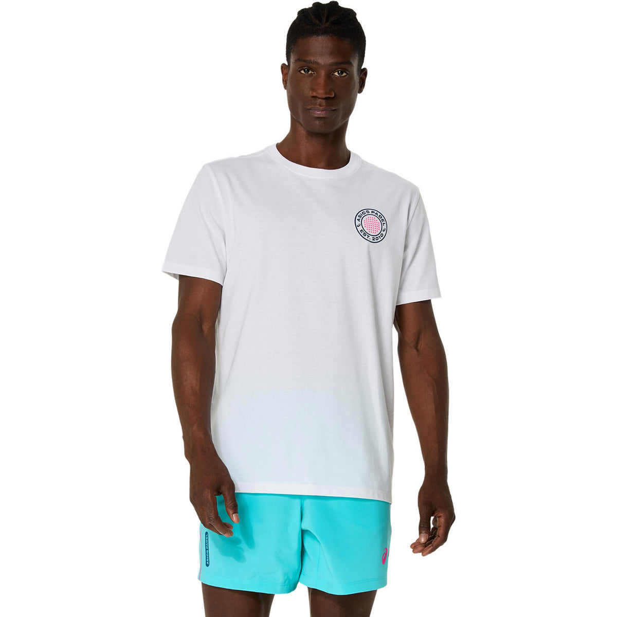 ASICS Court Graphic Koszulka Mężczyźni - biały,