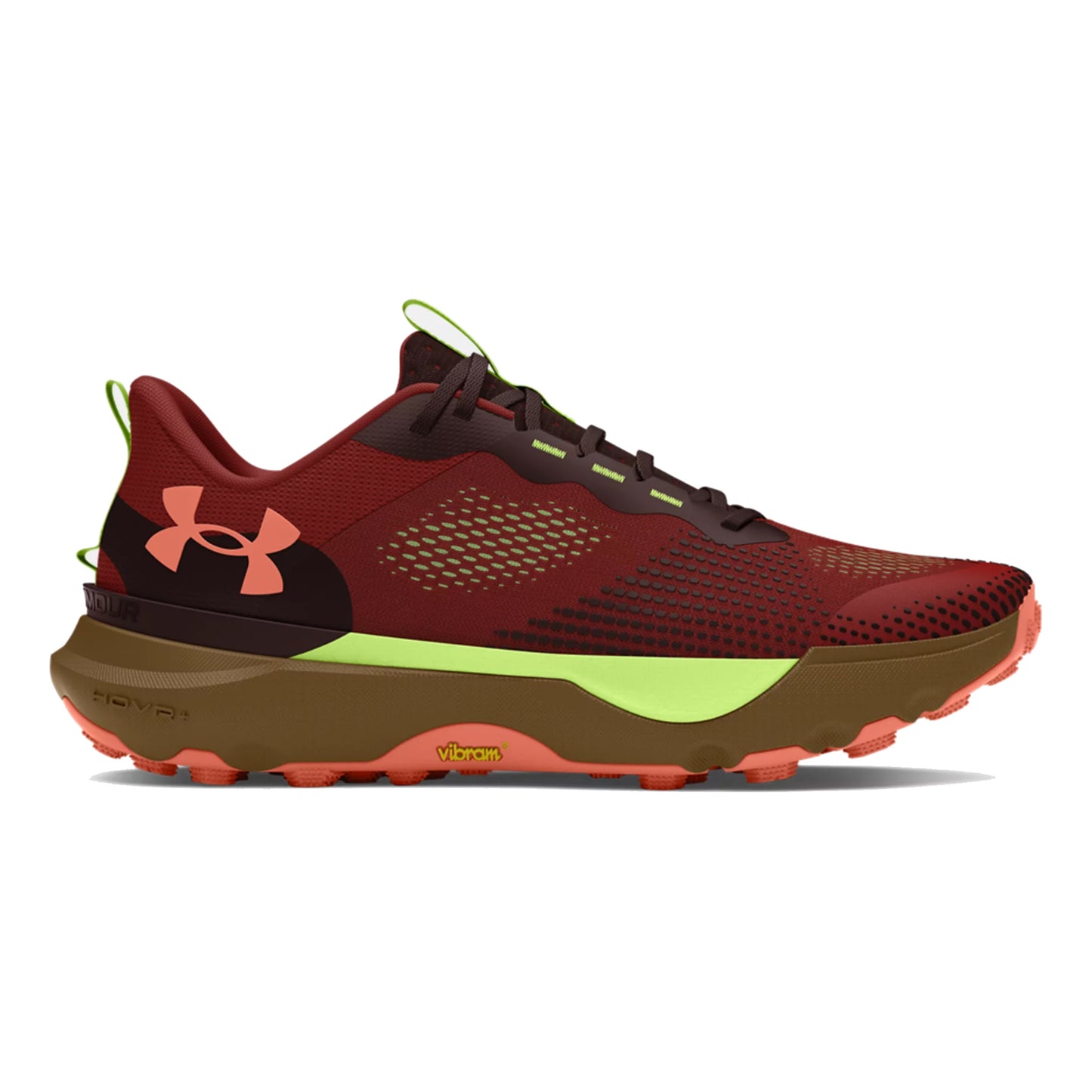 Under Armour Infinite Pro Trail But trailowy Unisex - pomarańczowy, brąz