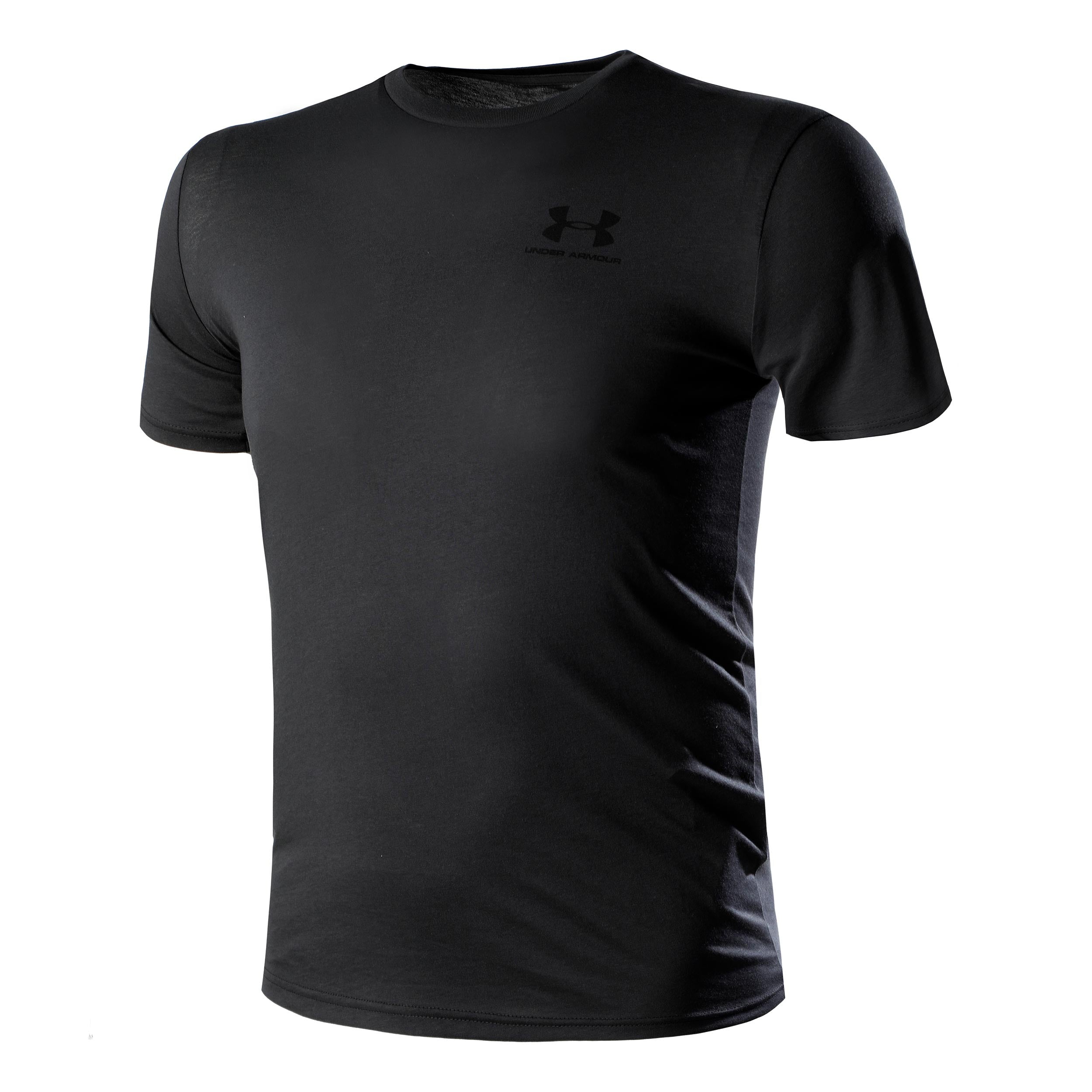 Under Armour Sportstyle Left Chest Koszulka Mężczyźni-Czarny