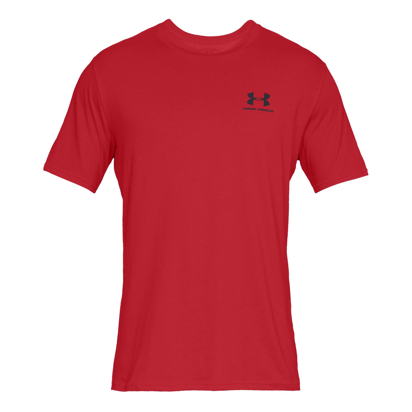 Under Armour Sportstyle Left Chest Koszulka Mężczyźni-Czerwony,Czarny