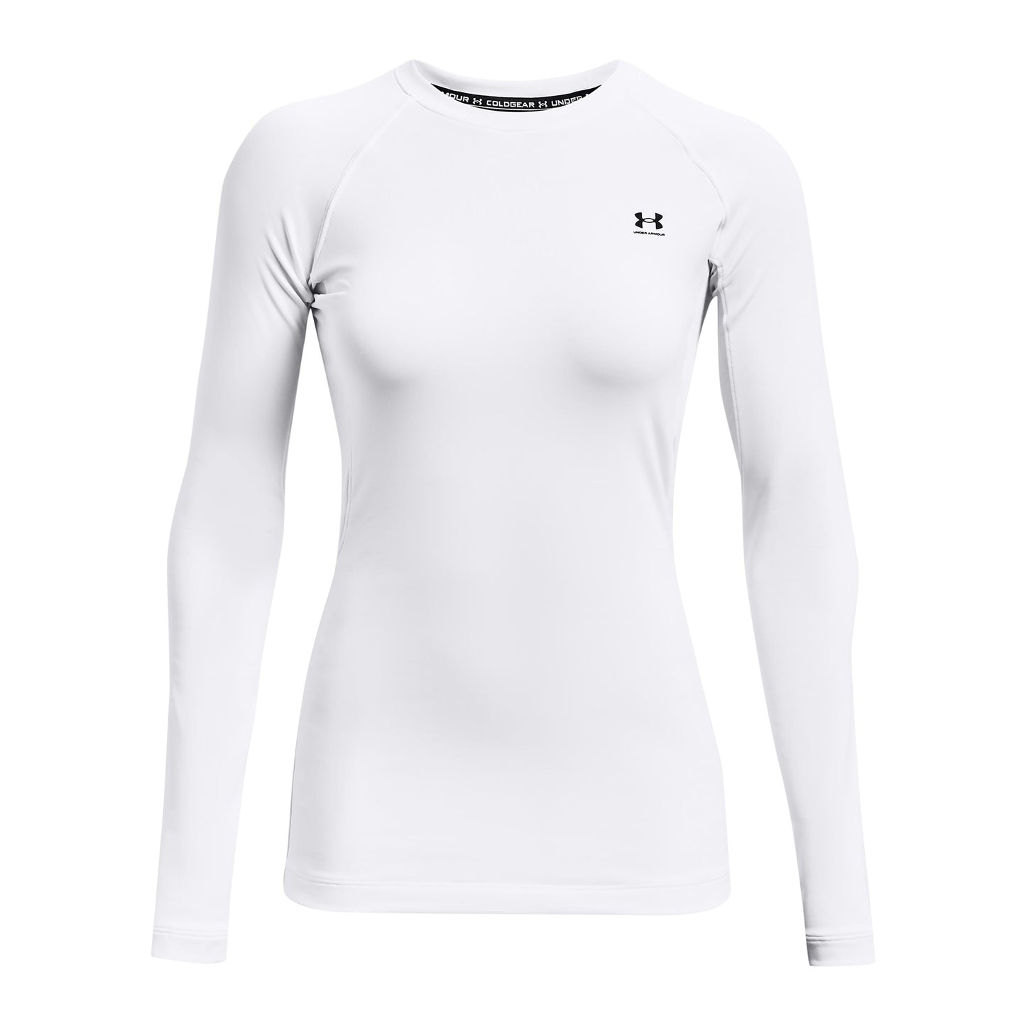 Under Armour Authentics Crew Długi Rękaw Kobiety-Biały
