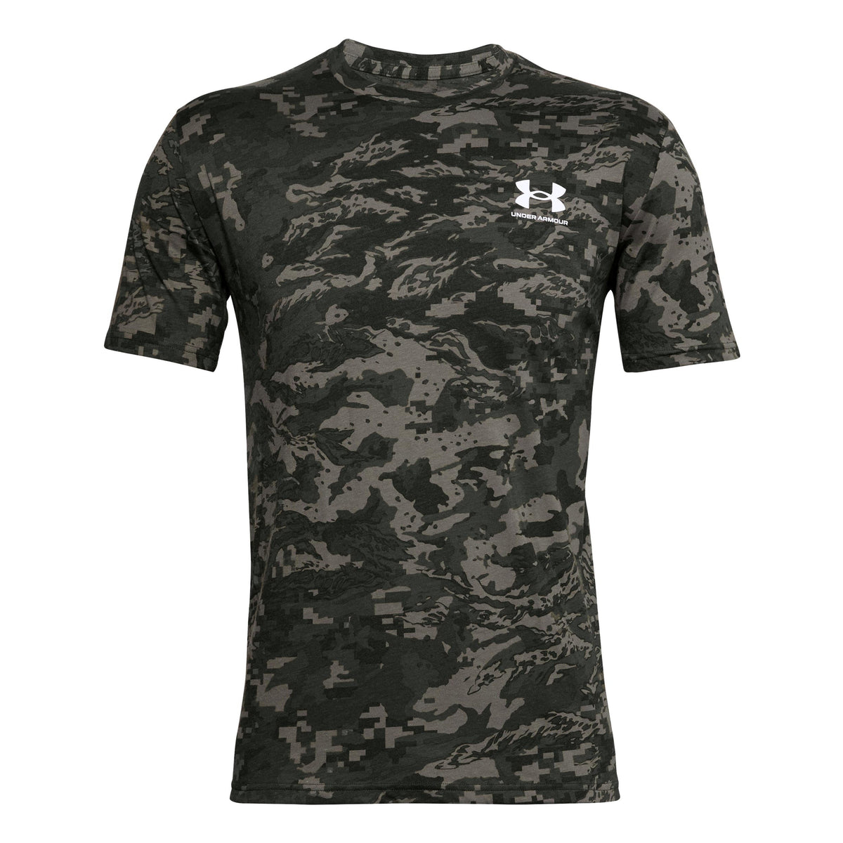 Under Armour ABC Camo Koszulka Mężczyźni-Szary,Zieleń