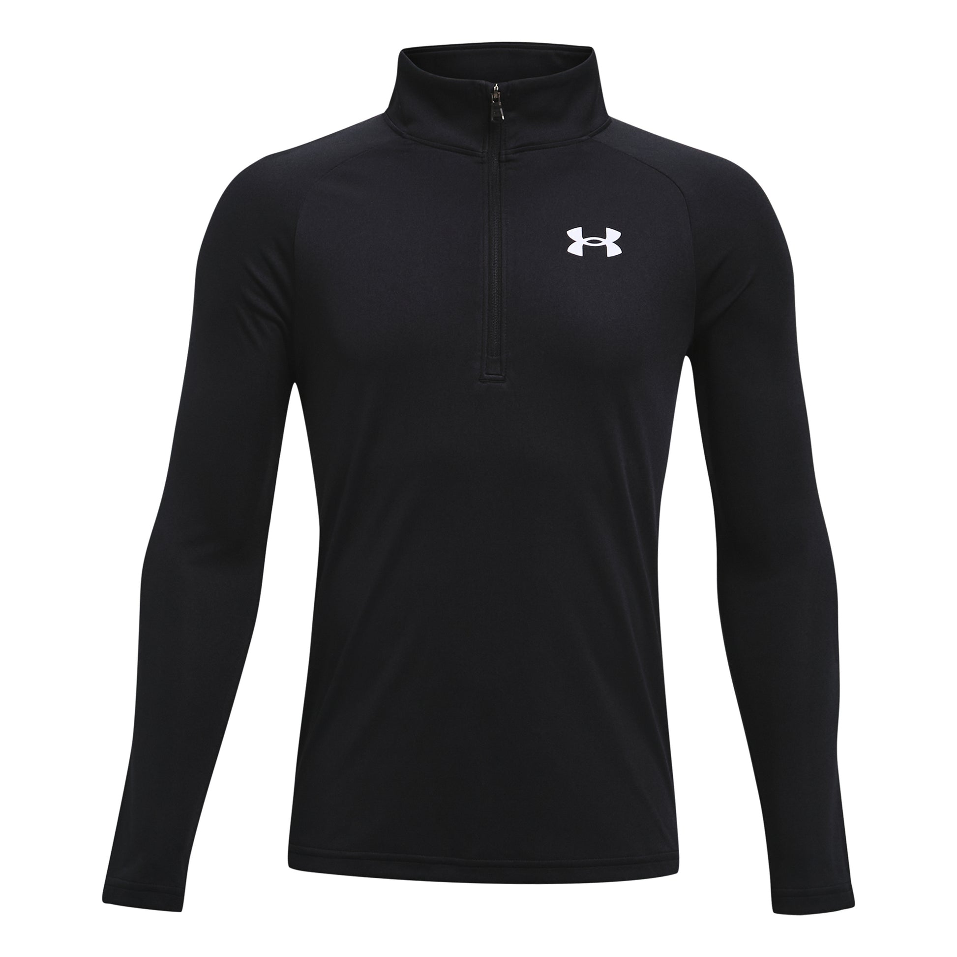 Under Armour Tech 2.0 1/2 Zip Długi Rękaw Chłopcy-Czarny,Biały