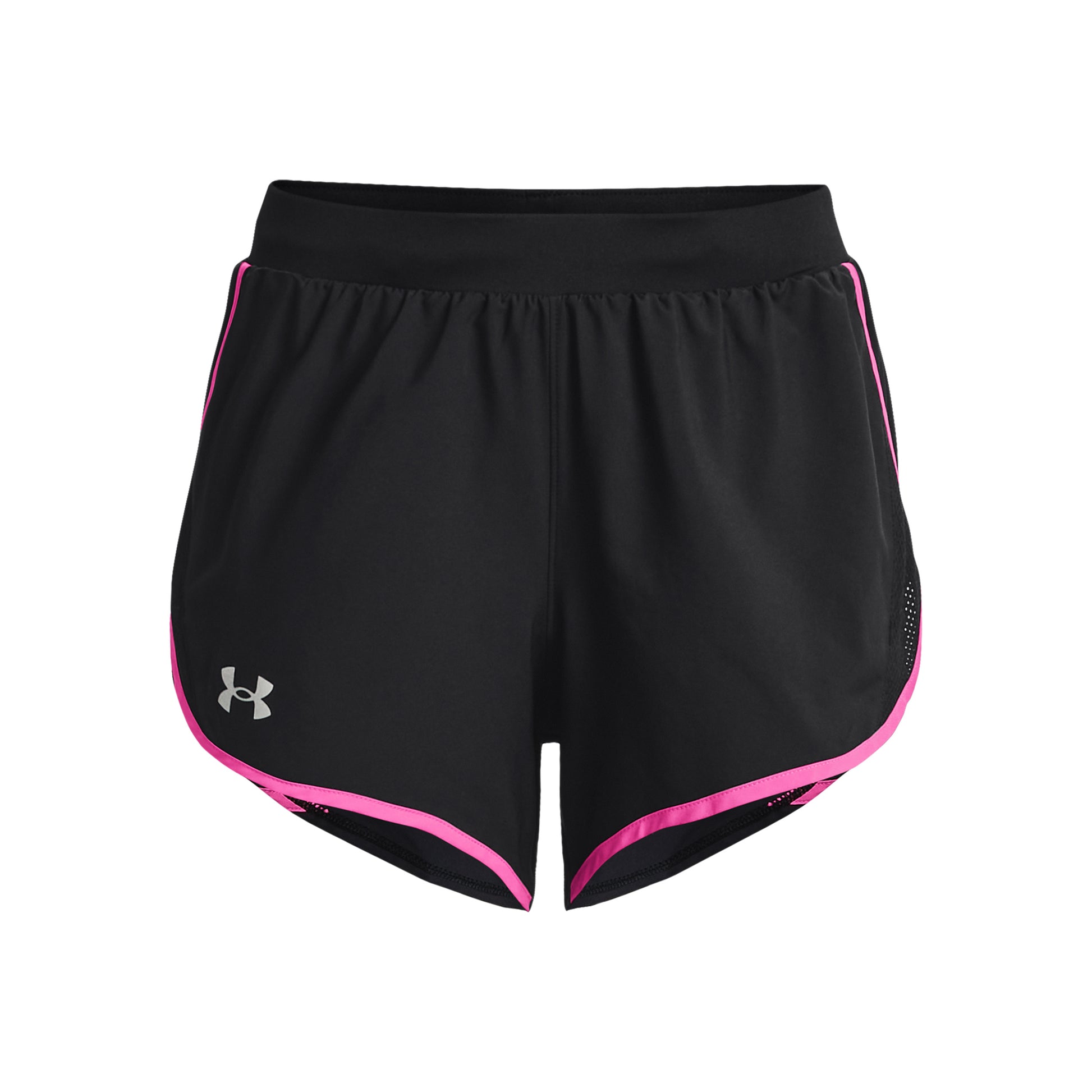 Under Armour Fly By 2.0 Szorty Kobiety - czarny, różowy