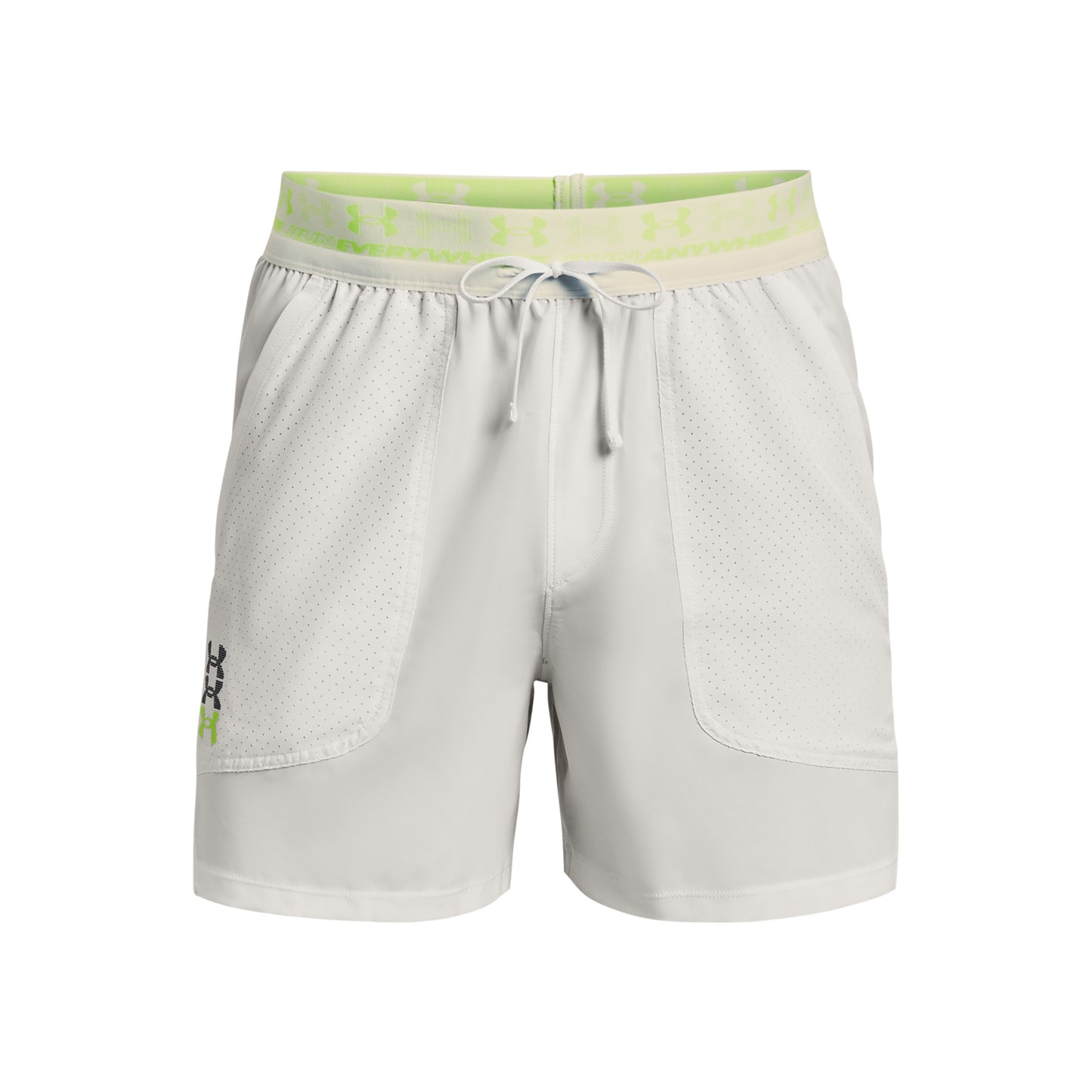 Under Armour Run Anywhere Szorty Mężczyźni - szary, zieleń