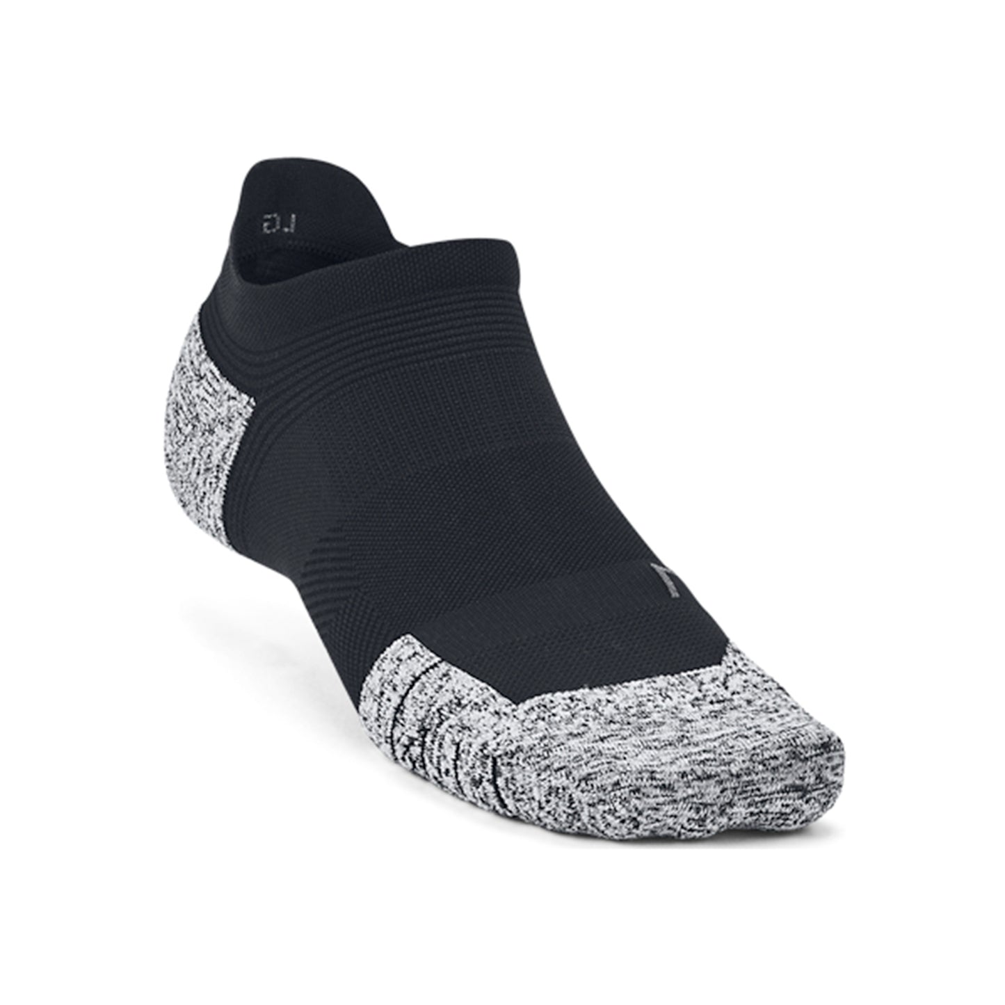 Under Armour AD Run Cushion 1pk No Show Skarpety do biegania Unisex - czarny, szary