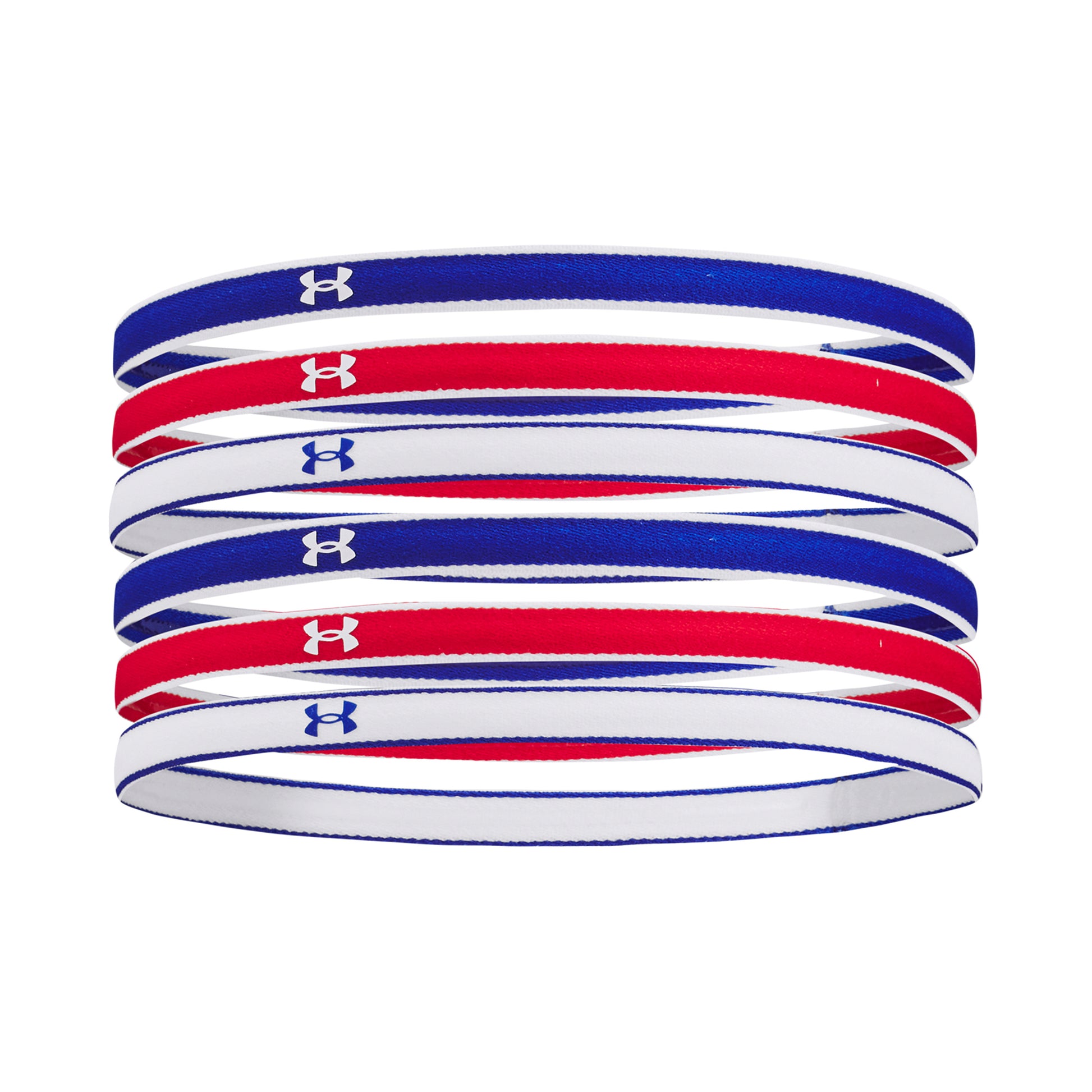 Under Armour Mini Opaska do włosów Opakowanie 6 szt. Kobiety-wielokolorowy,ciemnoniebieski