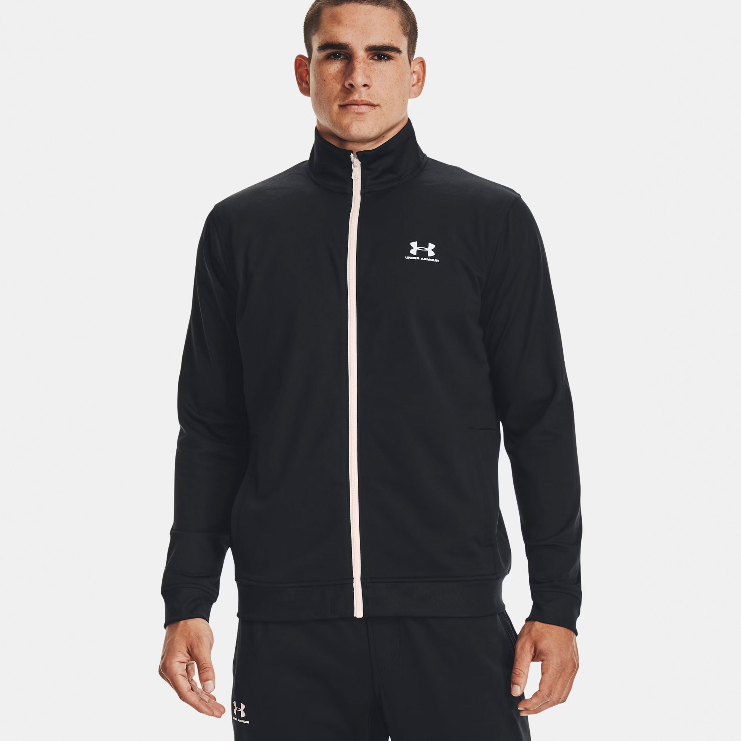 Under Armour Sportstyle Tricot Kurtka treningowa Mężczyźni - czarny, biały