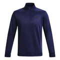 Quarter Half-Zip Długi Rękaw Mężczyźni-Ciemnoniebieski