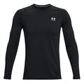 Coldgear Fitted Crew Długi Rękaw Mężczyźni - czarny,