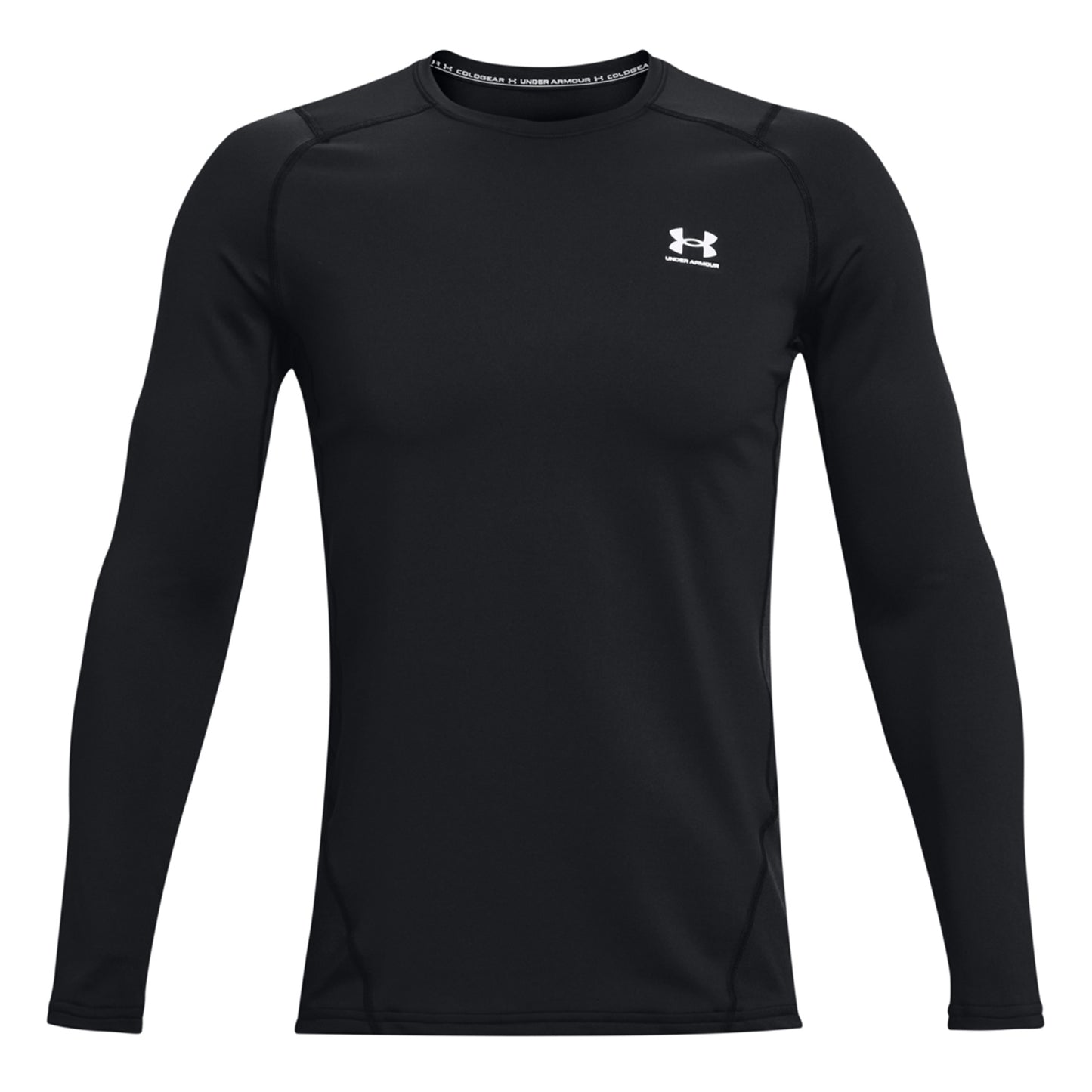 Under Armour Coldgear Fitted Crew Długi Rękaw Mężczyźni - czarny,