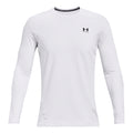 Coldgear Fitted Crew Długi Rękaw Mężczyźni - biały,