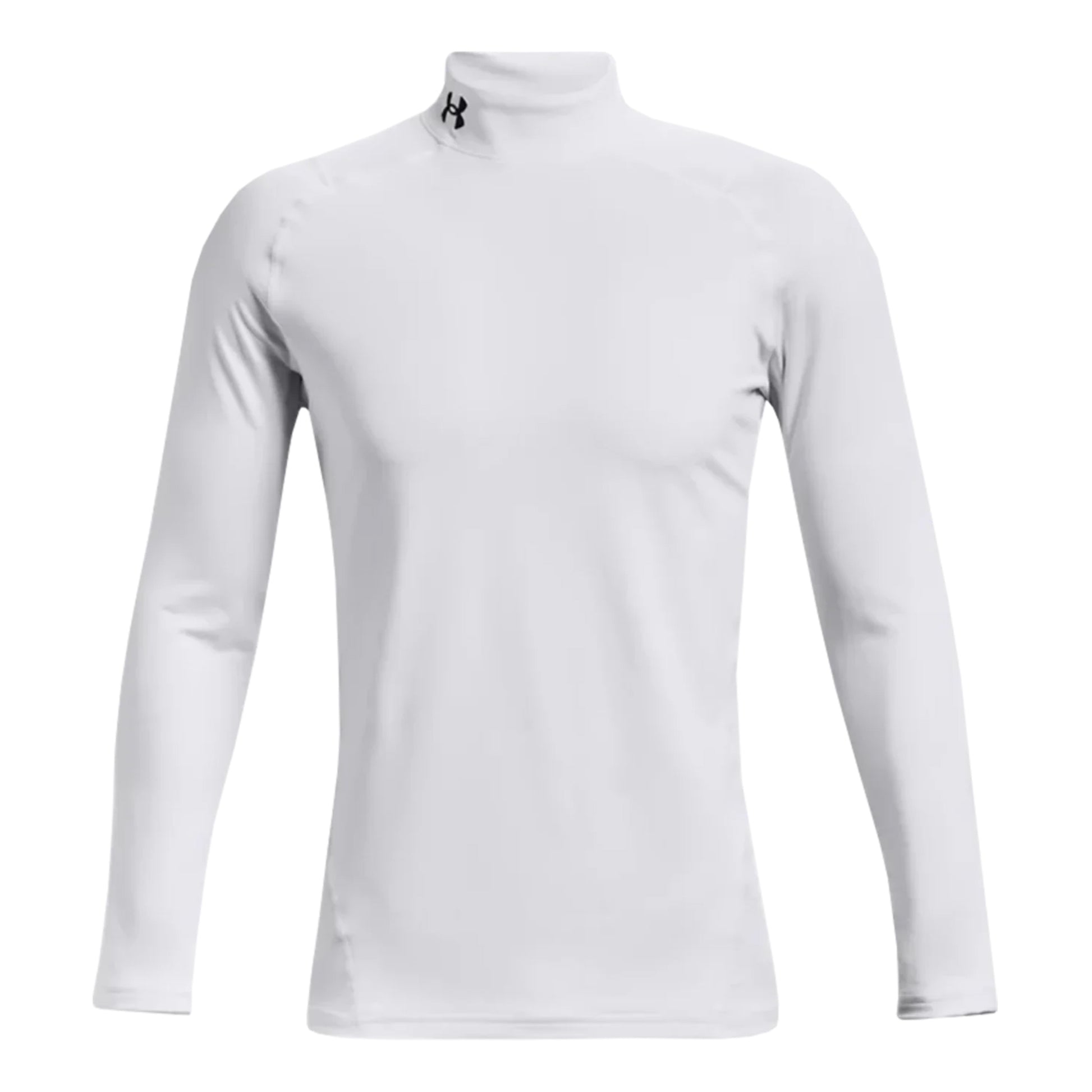Under Armour Coldgear Fitted Crew Długi Rękaw Mężczyźni - biały,