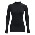 Coldgear Authentics Mockneck Długi Rękaw Kobiety-Czarny