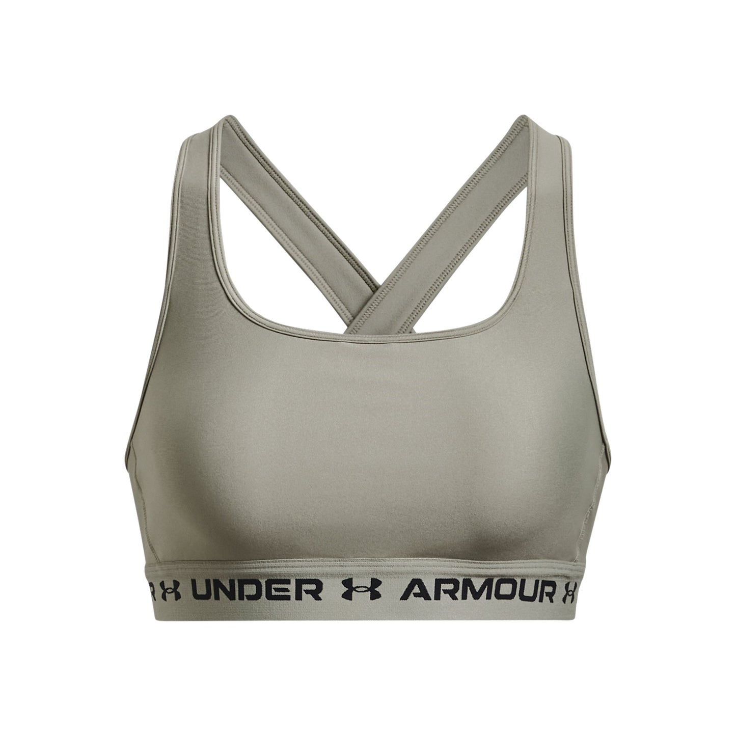 Under Armour Crossback Mid Stanik sportowy Kobiety - zieleń, czarny