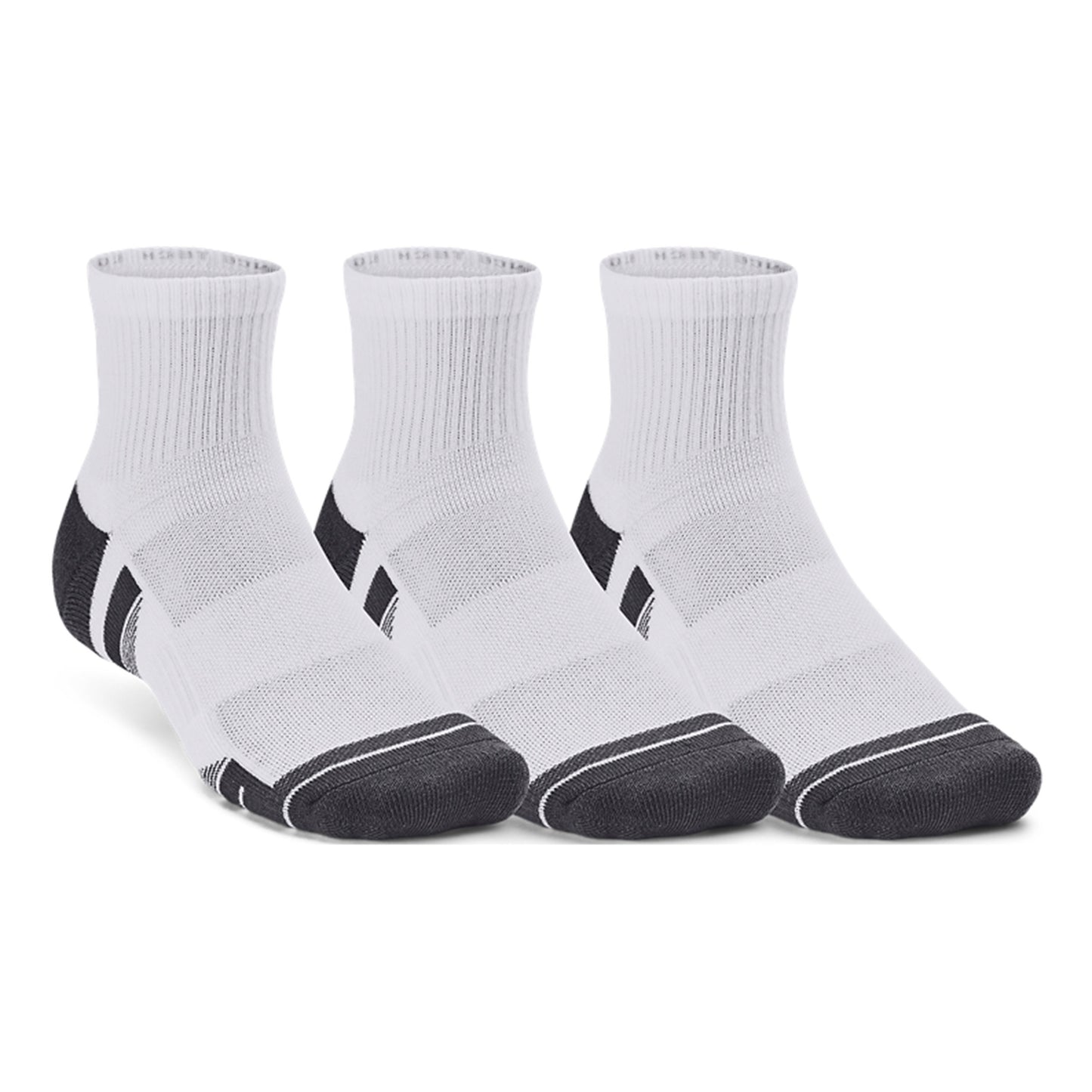 Under Armour Performance Tech Quarter Skarpety Tenisowe Opakowanie 3 Szt.-Biały