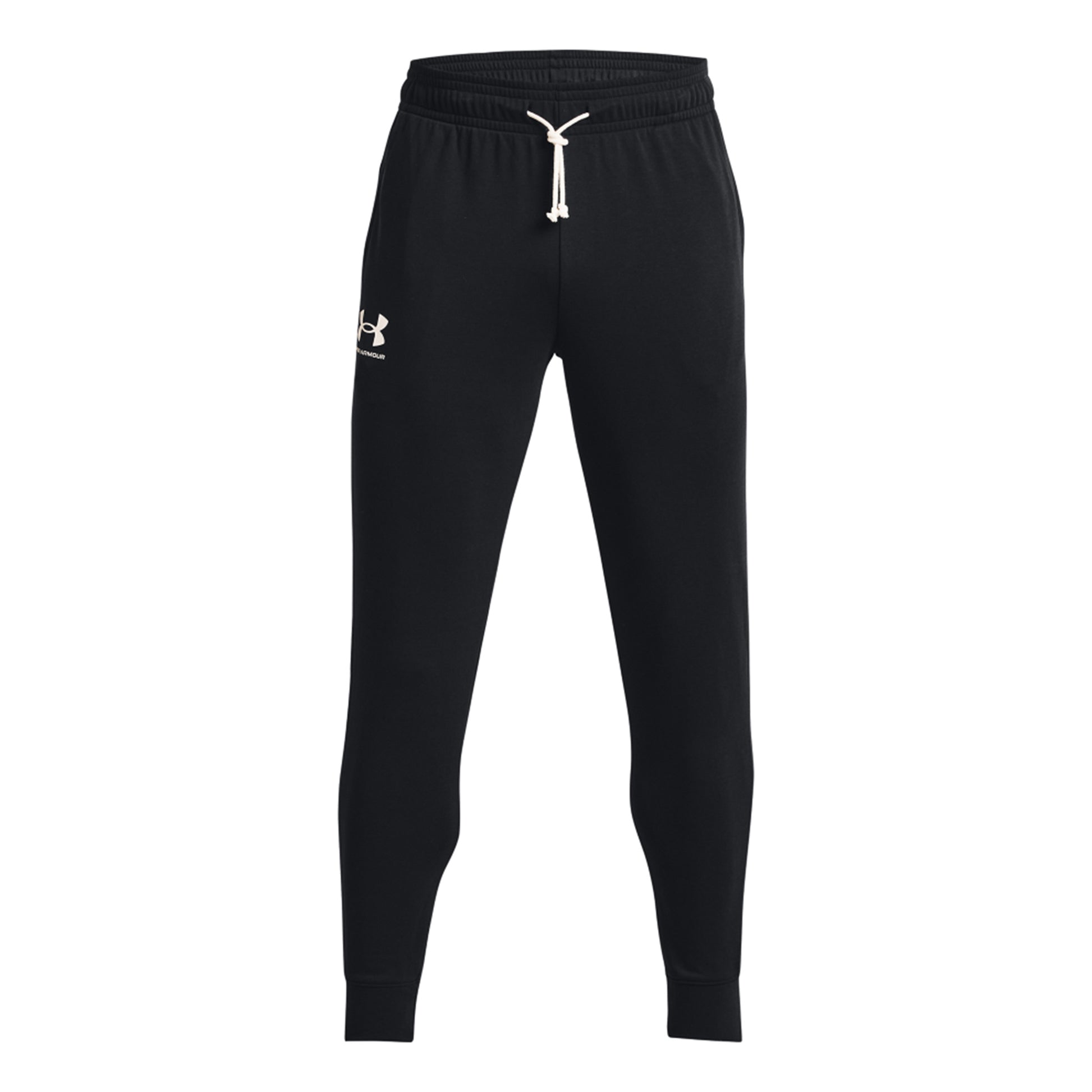 Under Armour Rival Terry Spodnie Dresowe Mężczyźni-Czarny