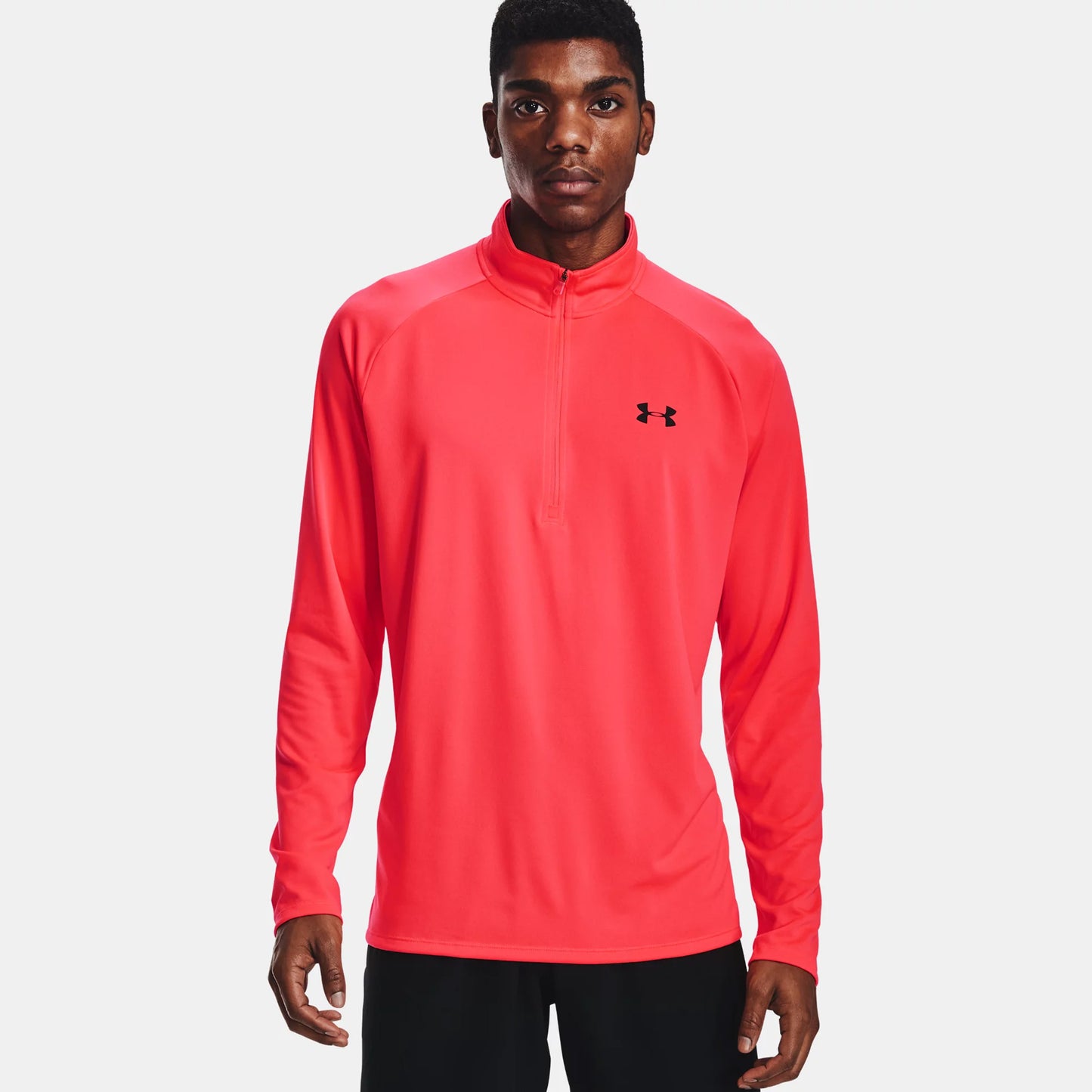 Under Armour Tech 2.0 Half-Zip Długi Rękaw Mężczyźni - koral,