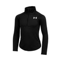 Tech Graphic Half-Zip Długi Rękaw Dziewczynki - czarny,
