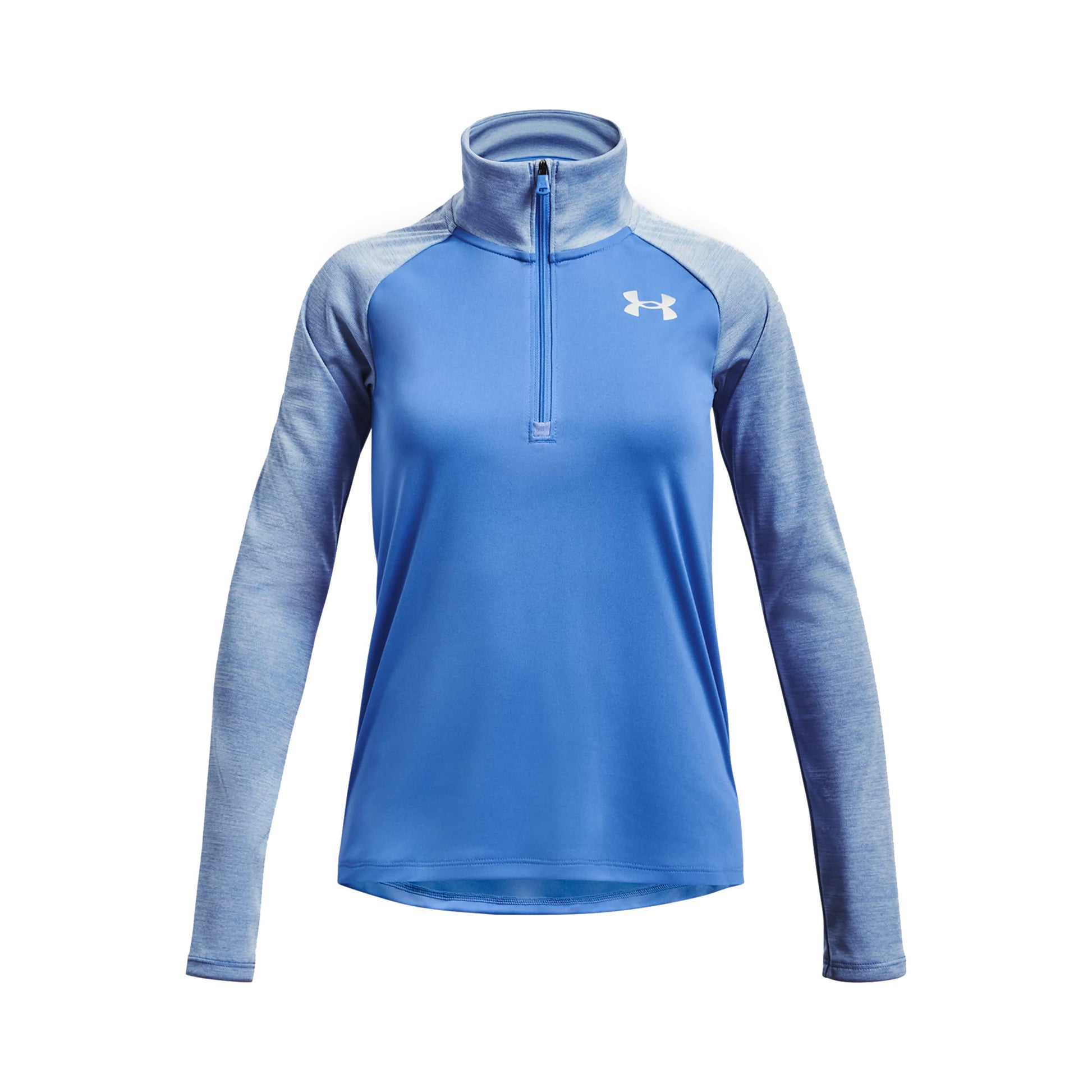 Under Armour Tech Graphic Half-Zip Długi Rękaw Dziewczynki - niebieski,