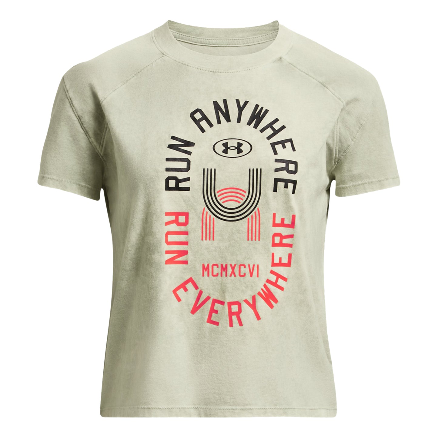 Under Armour Run Everywhere Graphic Koszulka do biegania Kobiety - zieleń,
