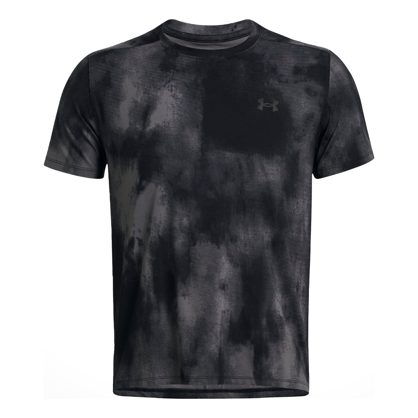 Under Armour Laser Wash Koszulka do biegania Mężczyźni - czarny, szary