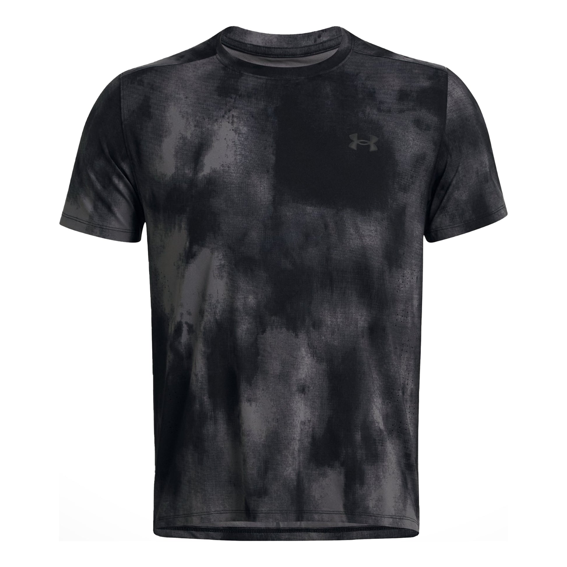 Under Armour Laser Wash Koszulka do biegania Mężczyźni - czarny, szary