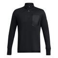 Run Trail Quarter Zip Top do biegania Mężczyźni - czarny,