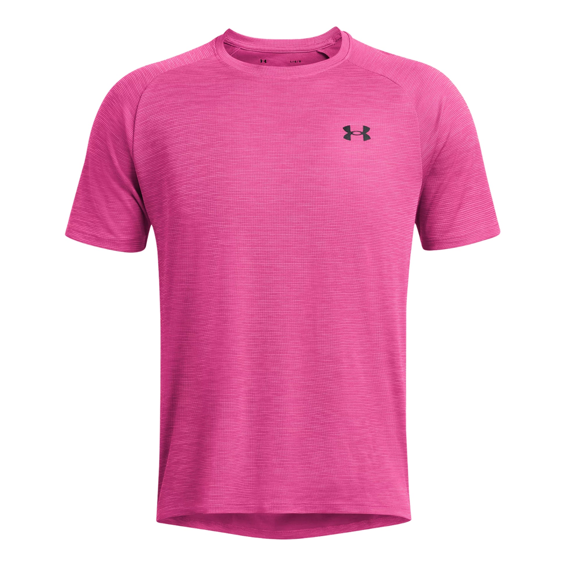 Under Armour Tech Textured Koszulka Mężczyźni - różowy, czarny