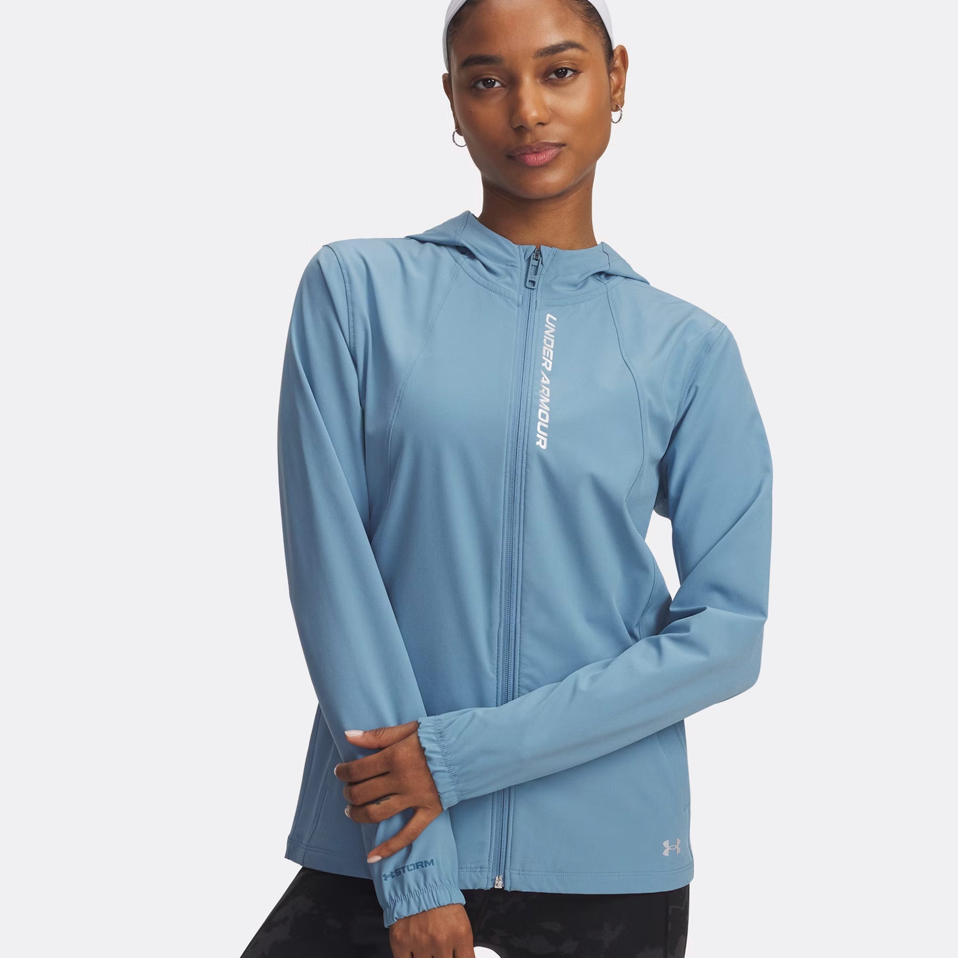 Under Armour Outrun The Storm Kurtka do biegania Kobiety - niebieski,