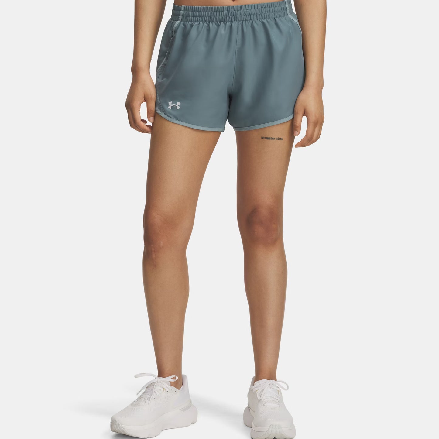 Under Armour Fly By 3in  Spodenki do biegania Kobiety - niebiesko-szary, petrolowy