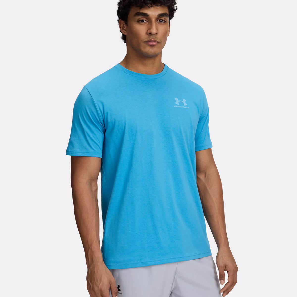 Under Armour Sportstyle Koszulka Mężczyźni-Turkus,Biały