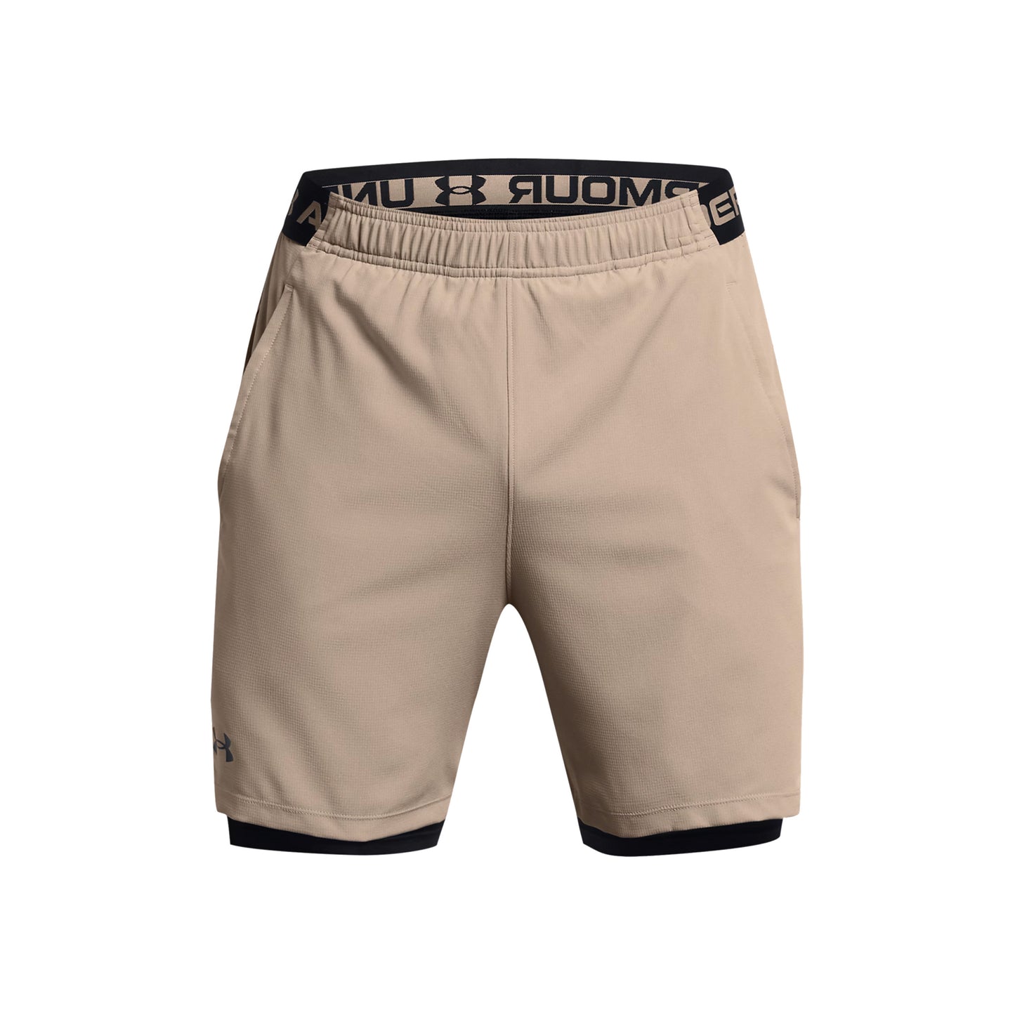Under Armour Vanish Woven 2in1 Szorty Mężczyźni - beż, czarny