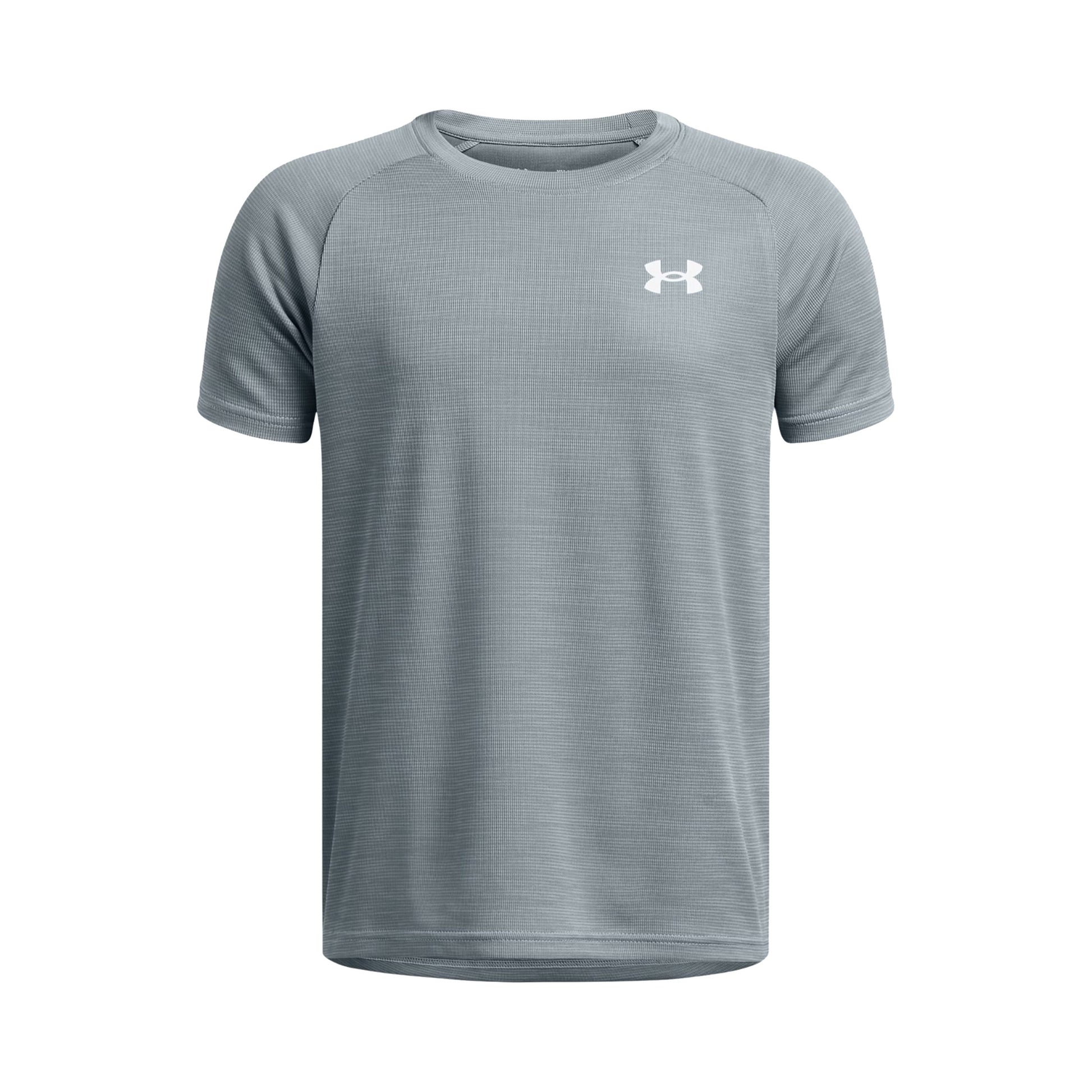 Under Armour Tech Textured Koszulka Chłopcy - niebiesko-szary,