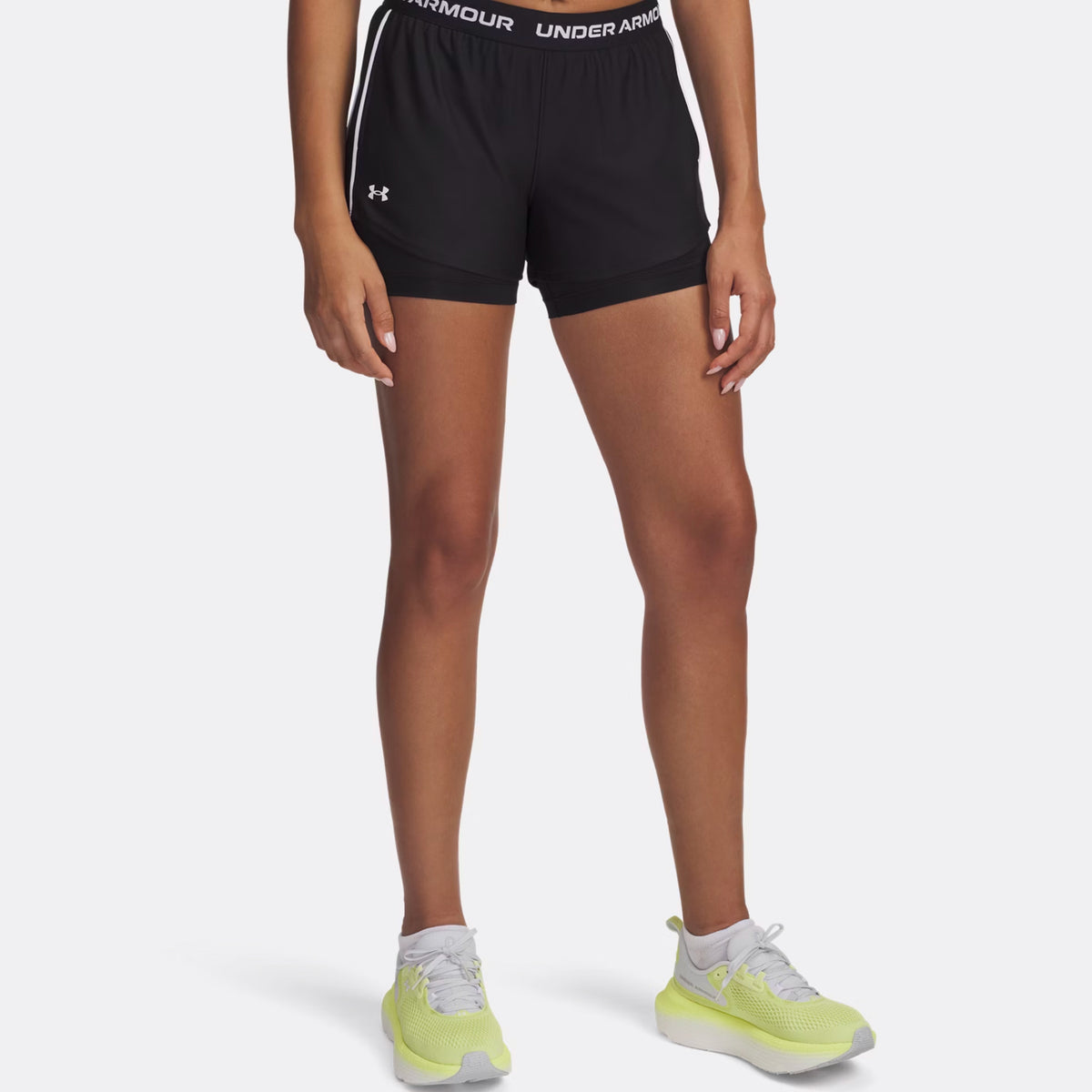 Under Armour Tech Play Up 2in1 Spodenki Na Piłki Kobiety-Czarny