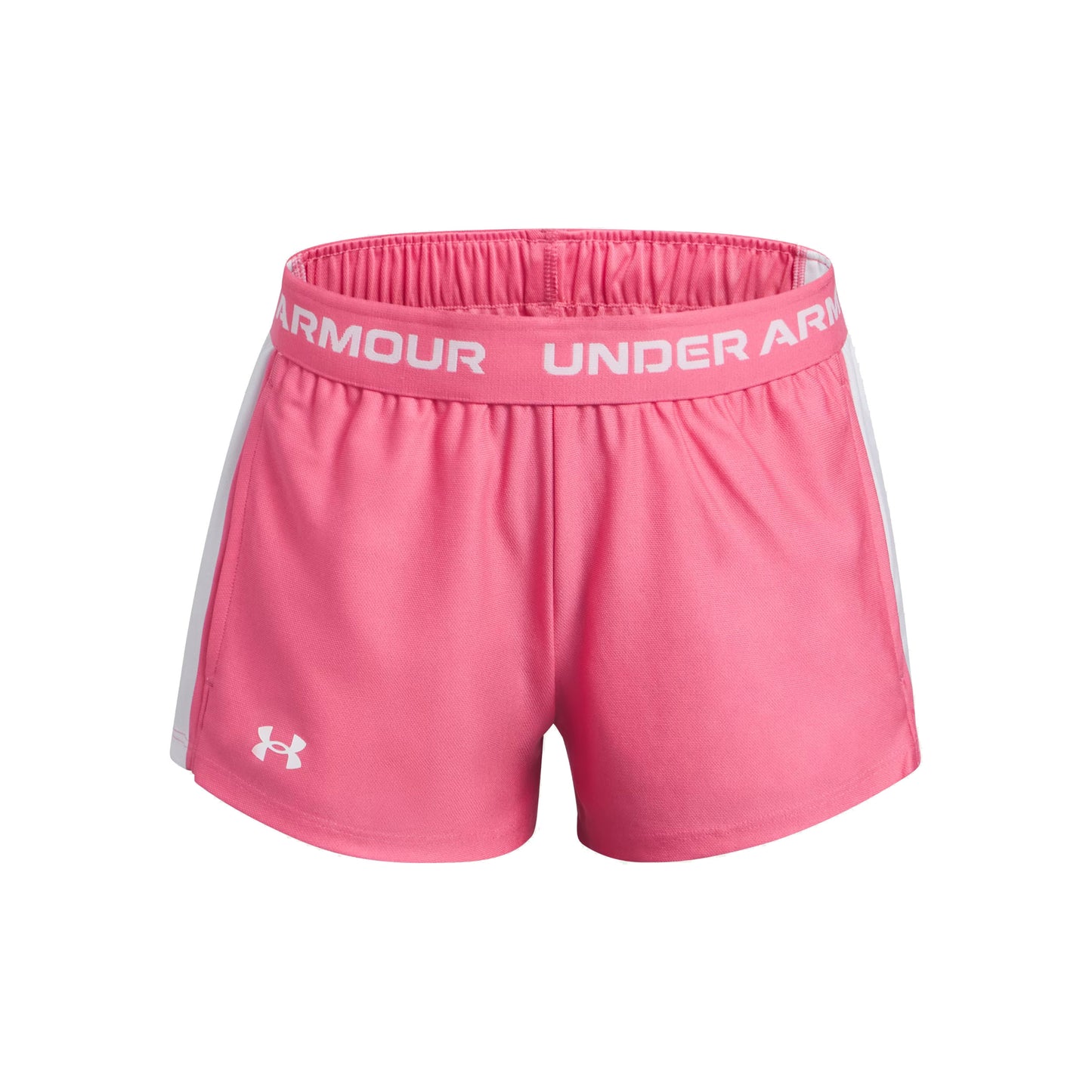 Under Armour Tech Play Up Spodenki Na Piłki Dziewczynki-Różowy