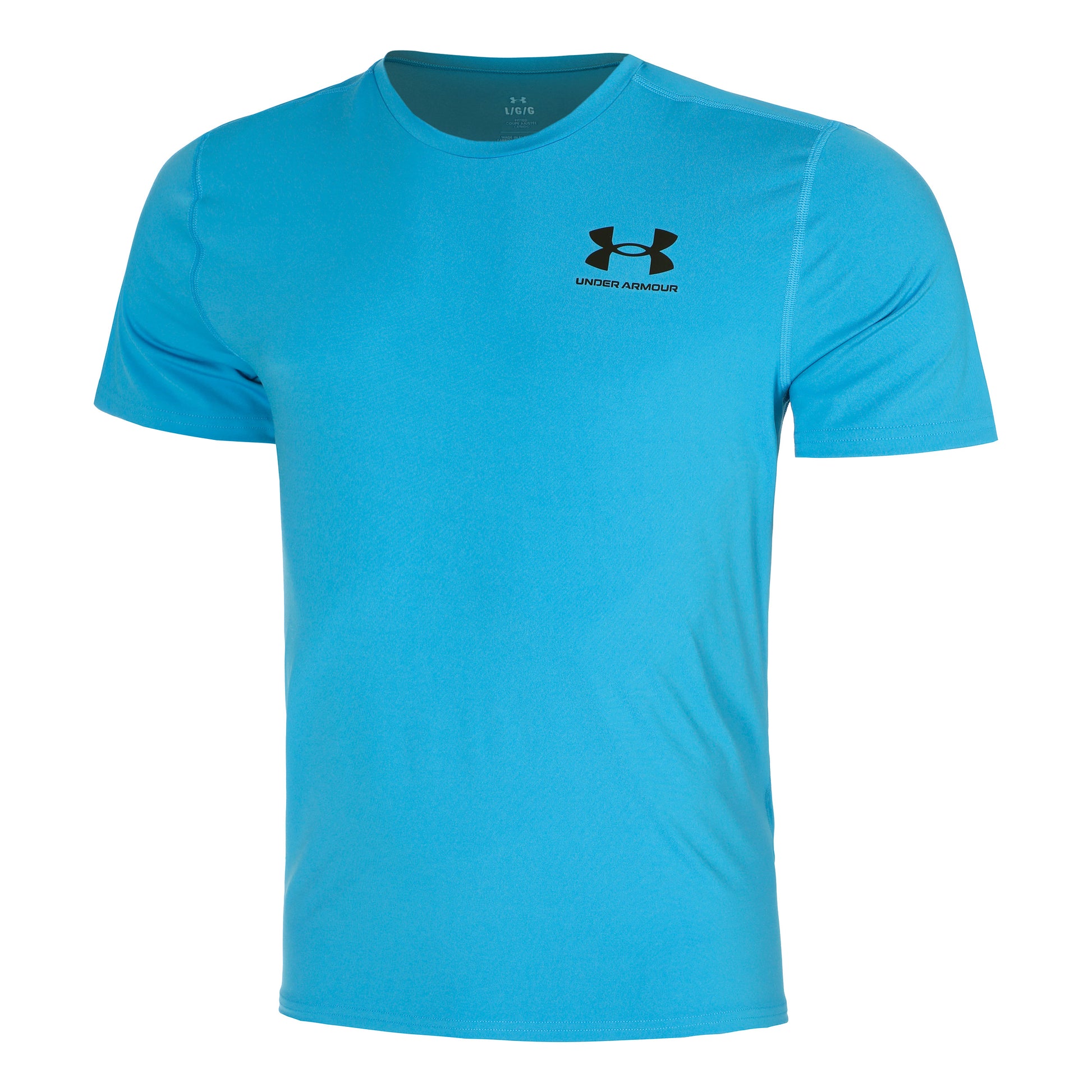 Under Armour Heatgear Fitted Koszulka Mężczyźni - niebieski,